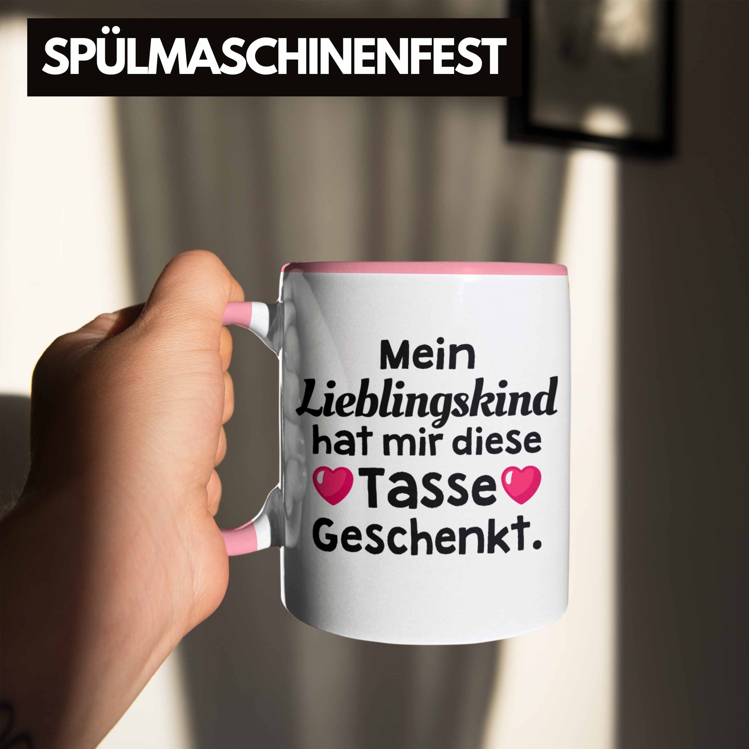 Rosa Trendation Trendation Tasse Mir Vater Mutter Tasse Lieblingskind mit - Spruch Tasse Geschenkt Diese Mein Hat