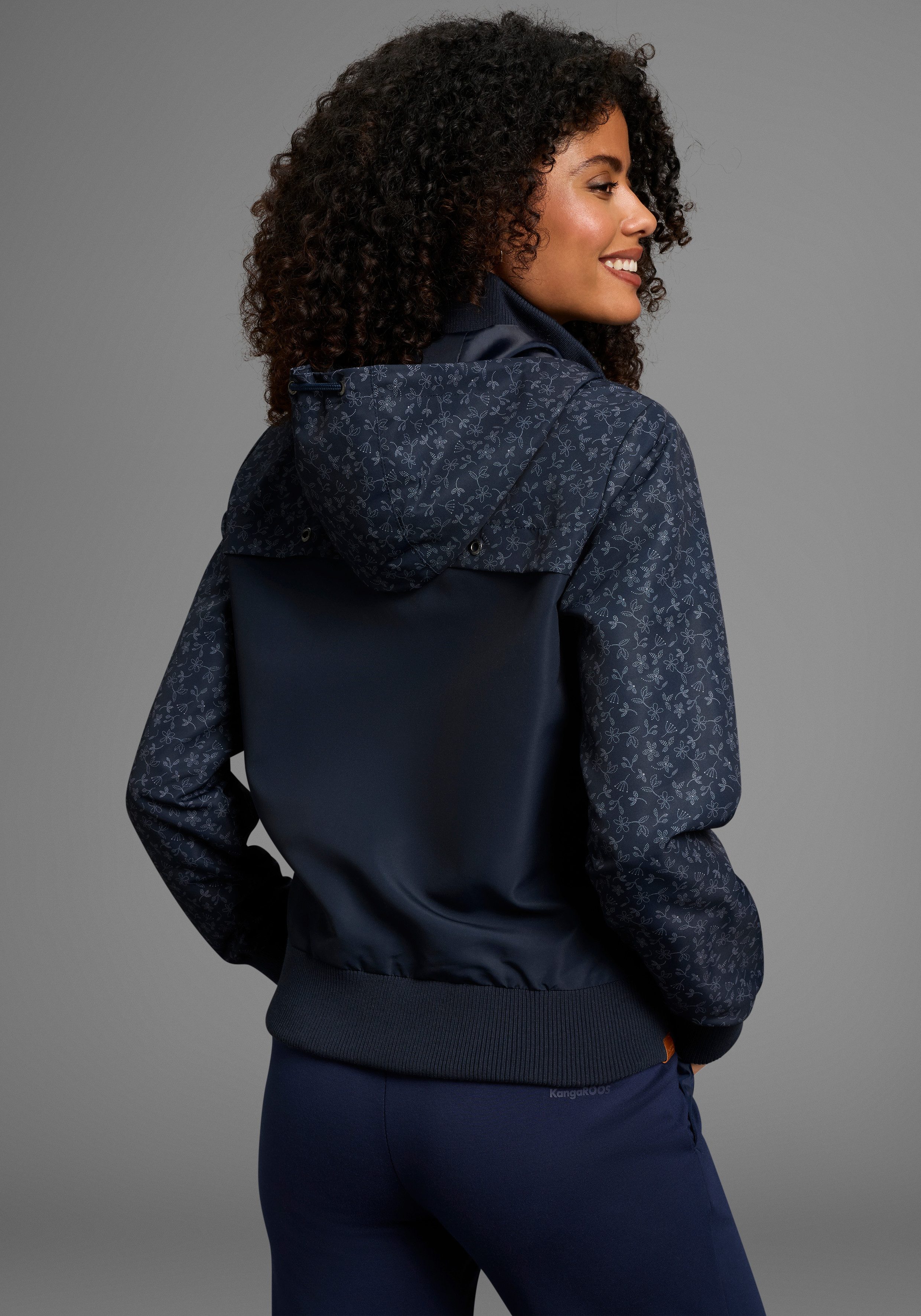 KangaROOS Funktionsjacke Übergangsjacke, Blouson mit Print