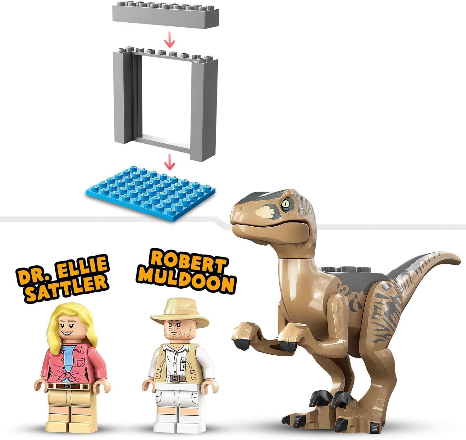 LEGO® Jurassic World - Flucht des Ve­lo­ci­rap­tors (76957) Konstruktions-S günstig online kaufen