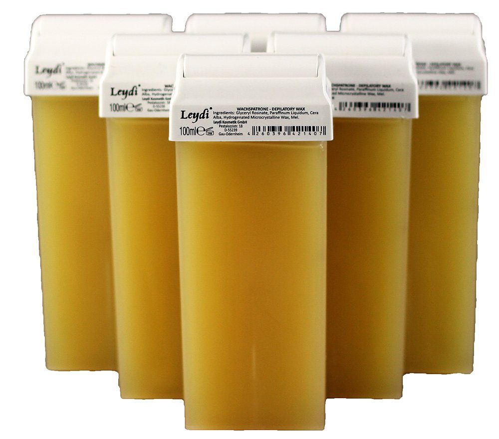 Wachspatrone Leydi Warmwachspatronen "Honig" 6 Stück je 100ml - Nachfüllset