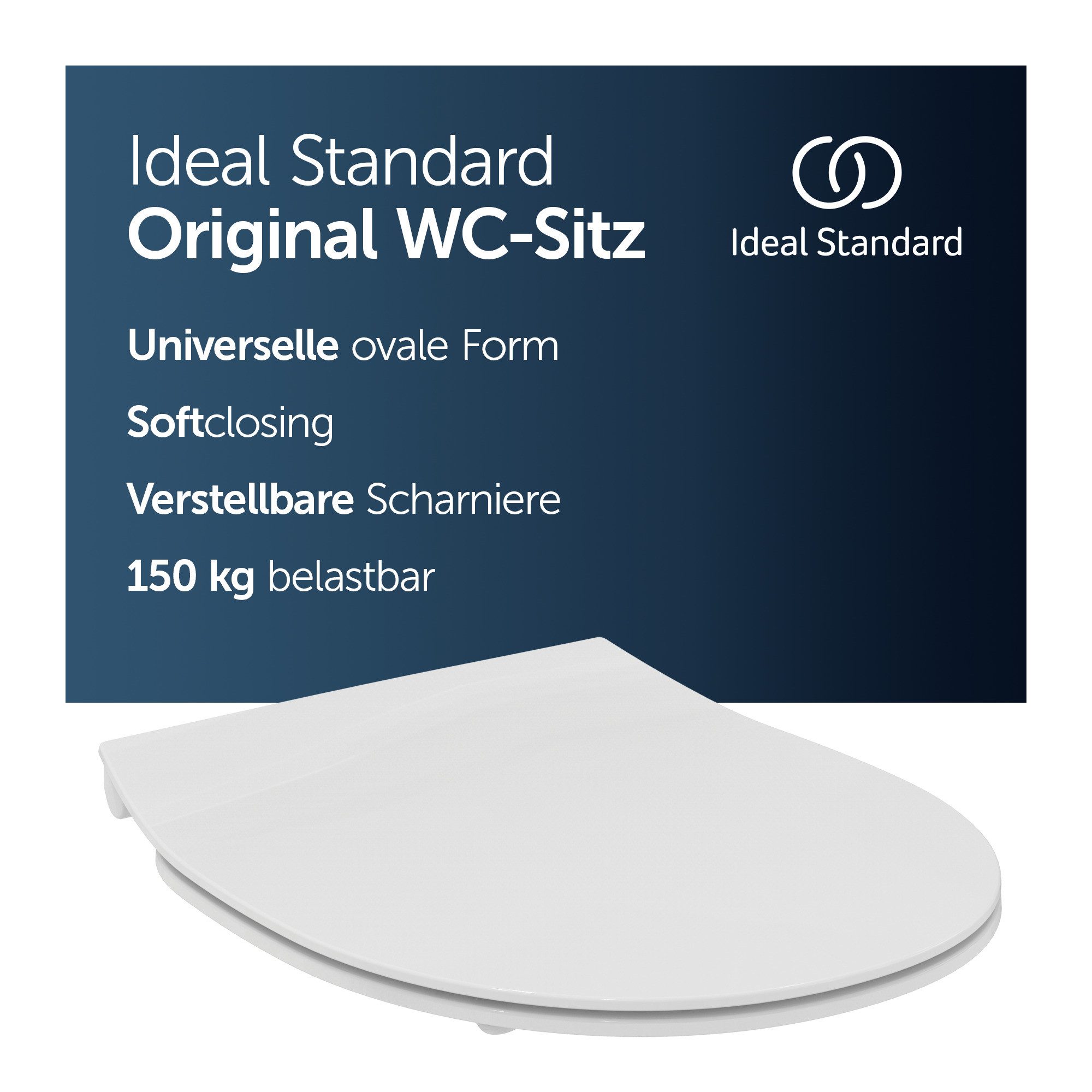 Ideal Standard WC-Sitz Universal WC-Sitz, mit Absenkautomatik, abnehmbarer, günstig online kaufen