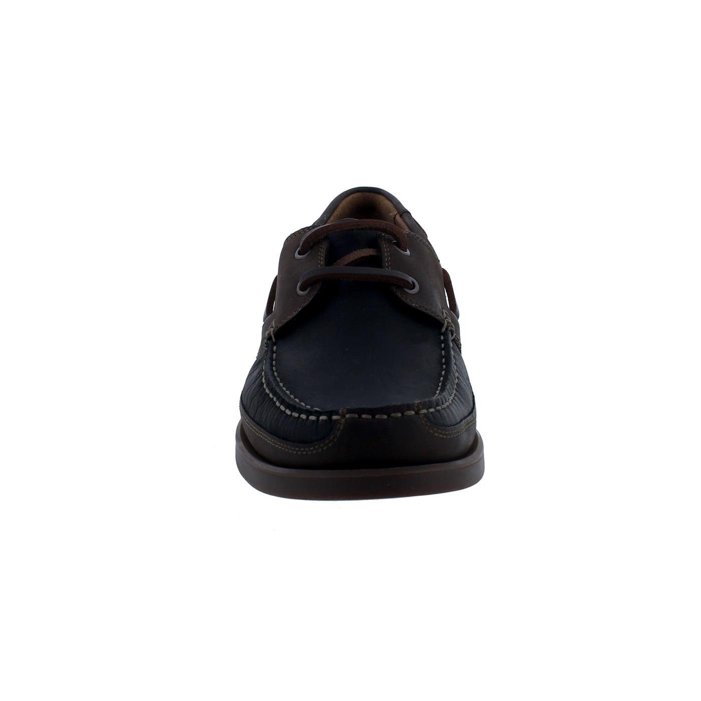 Mephisto Mephisto Boating Bootsschuh, Glattleder, Black - Brown, Spinnaker-Koll Bootsschuh