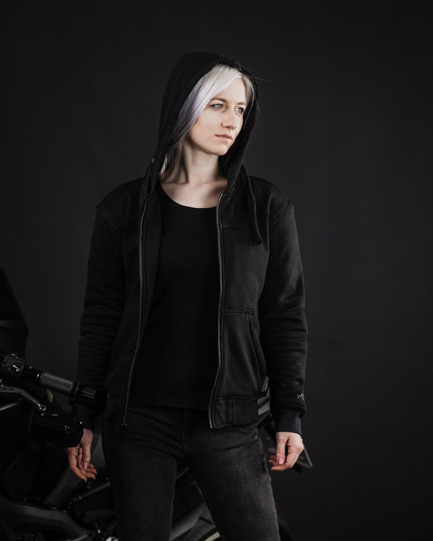 Merlin Motorradjacke Vixen Damen Motorrad Zip Hoodie Jacke Atmungsaktiv protektoren reflektierende