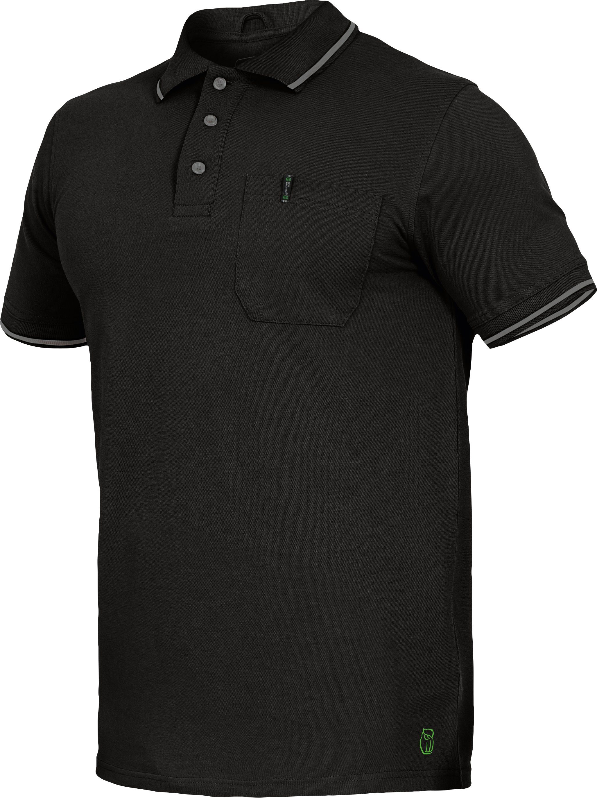 Leibwächter Poloshirt Flex-Line Herren Poloshirt schwarz