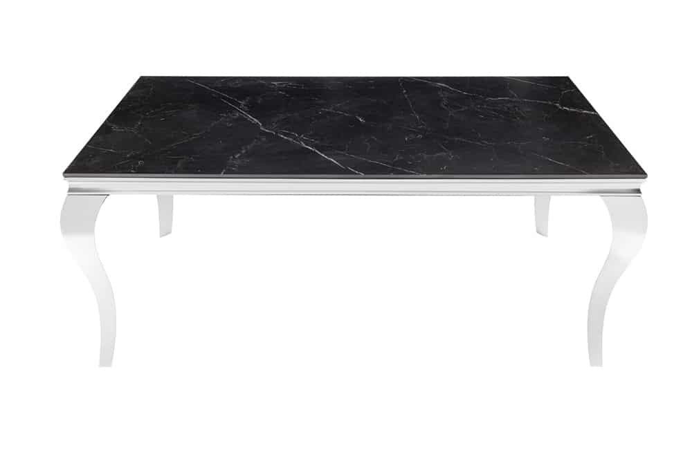 riess-ambiente Esstisch MODERN BAROCK 180cm schwarz / anthrazit / silber (Einzelartikel, 1-St)