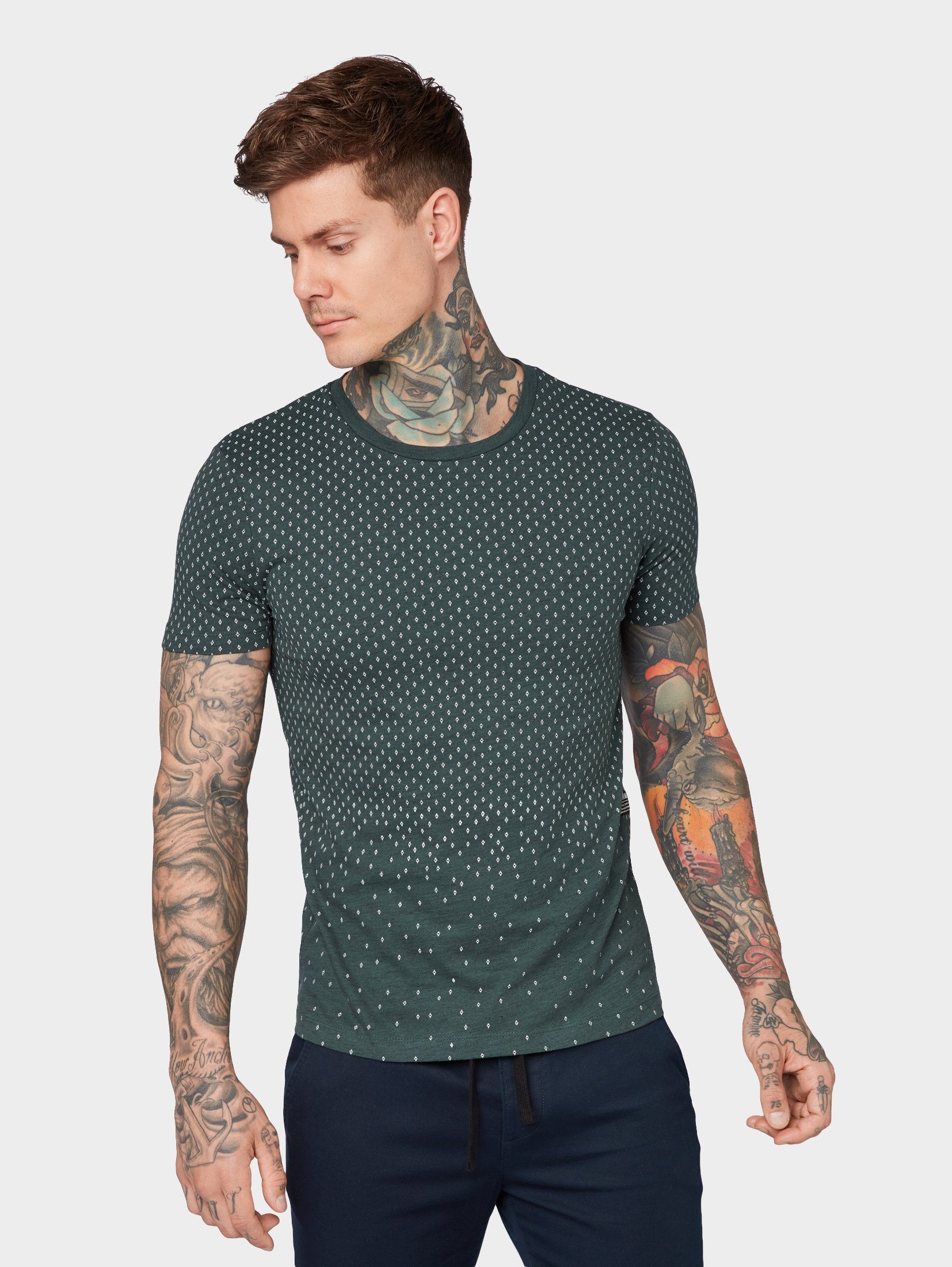 Tom Allover shirt »t Tailor T Kaufen print« Online Mit Denim shirt sdhCrxBtQ