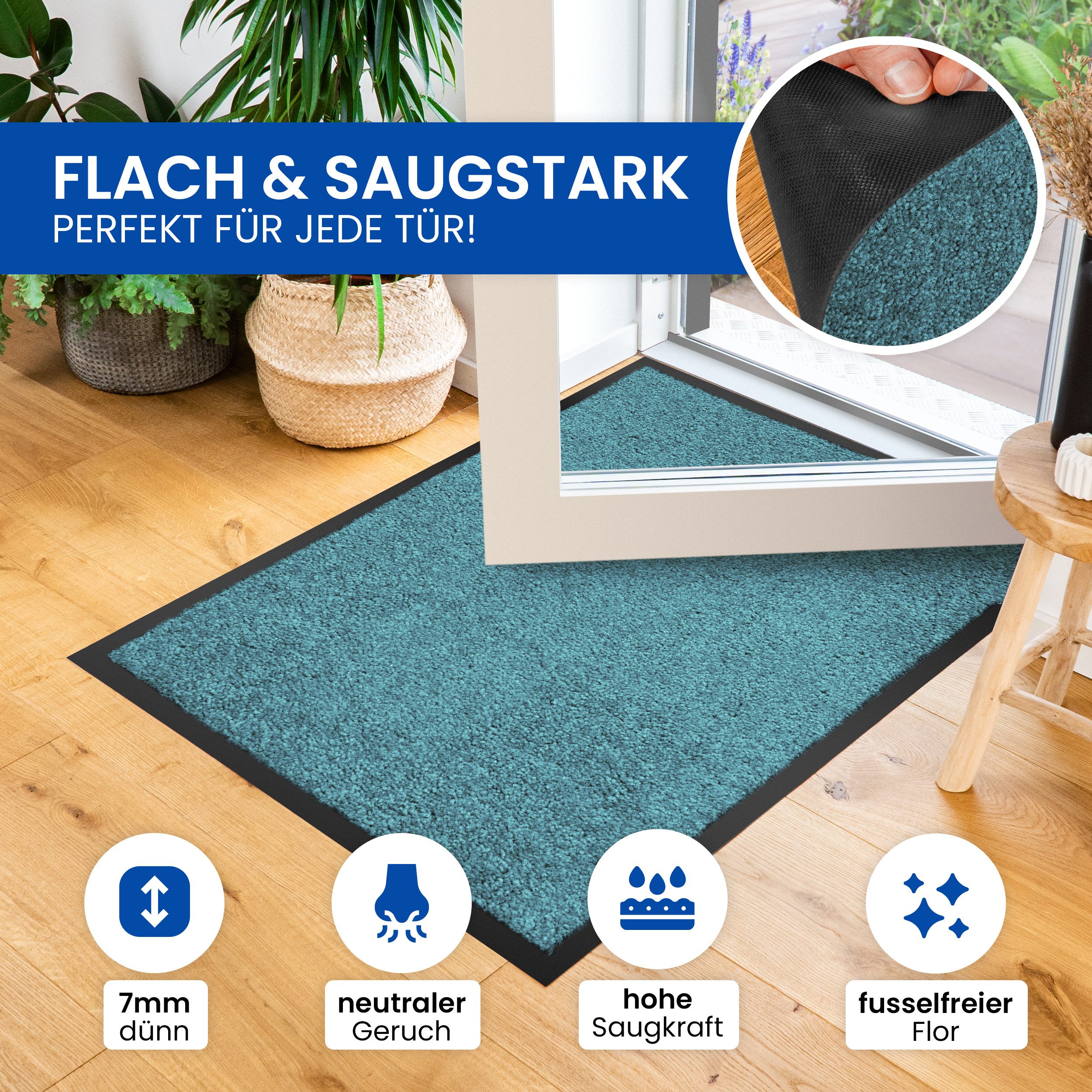 Gentle North Fußmatte für Innen & Außen - Schmutzfangmatte, rutschfest - an günstig online kaufen