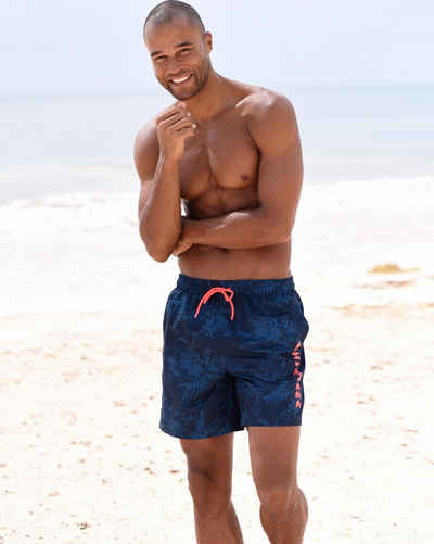 215128-5 Gourami Herren Badehose Schwimmhose Badeshorts kurzes Bein BLAU in L 215128-5 Gourami Herren Badehose Schwimmhose Badeshorts kurzes Bein BLAU in L