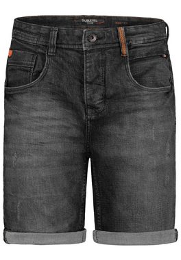 SUBLEVEL Bermudas Herren Jeans Short Freizeit Bermuda kurze Hose Jeans Denim Shorts