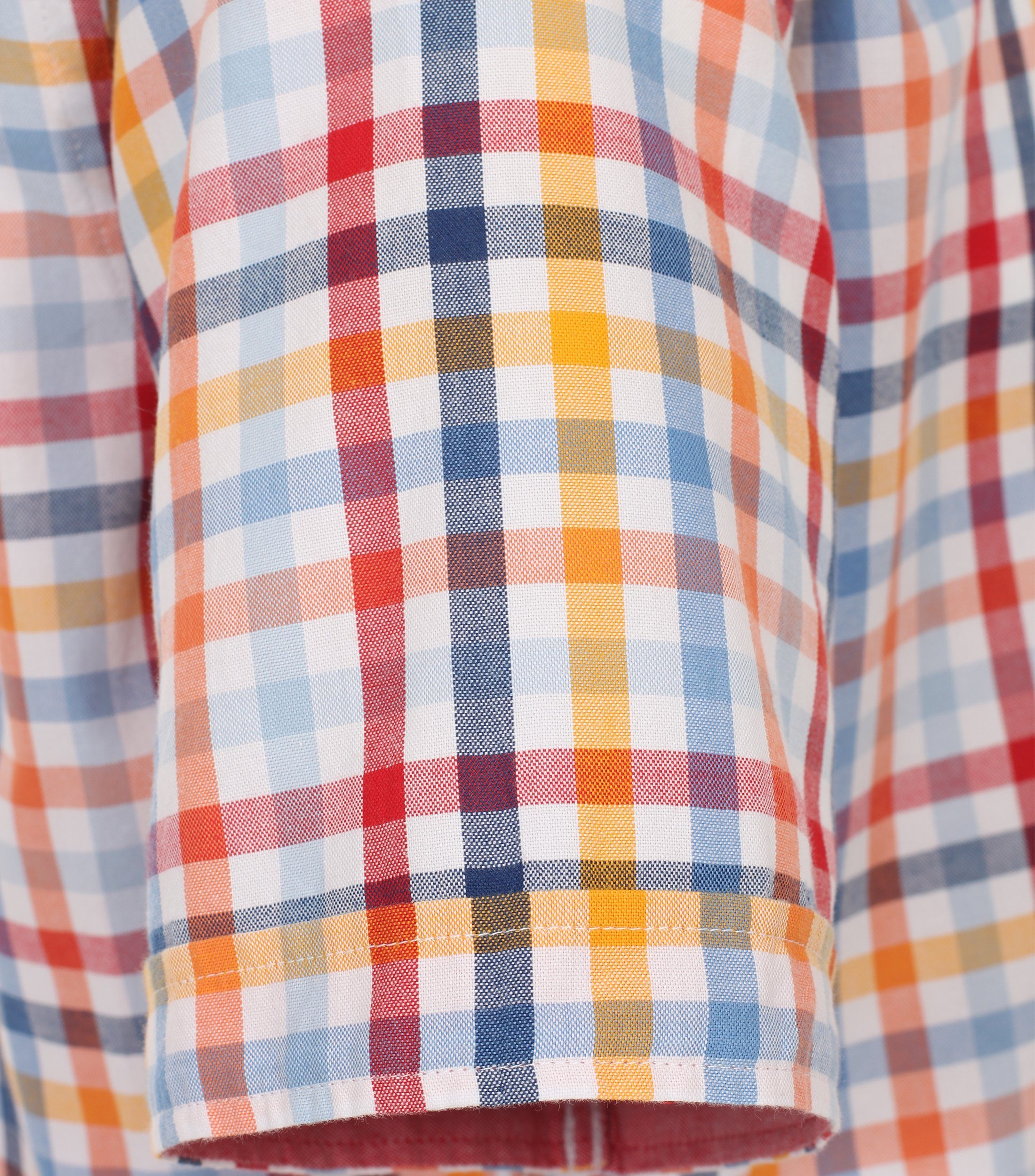 Redmond Kurzarmhemd kariert Comfort Fit