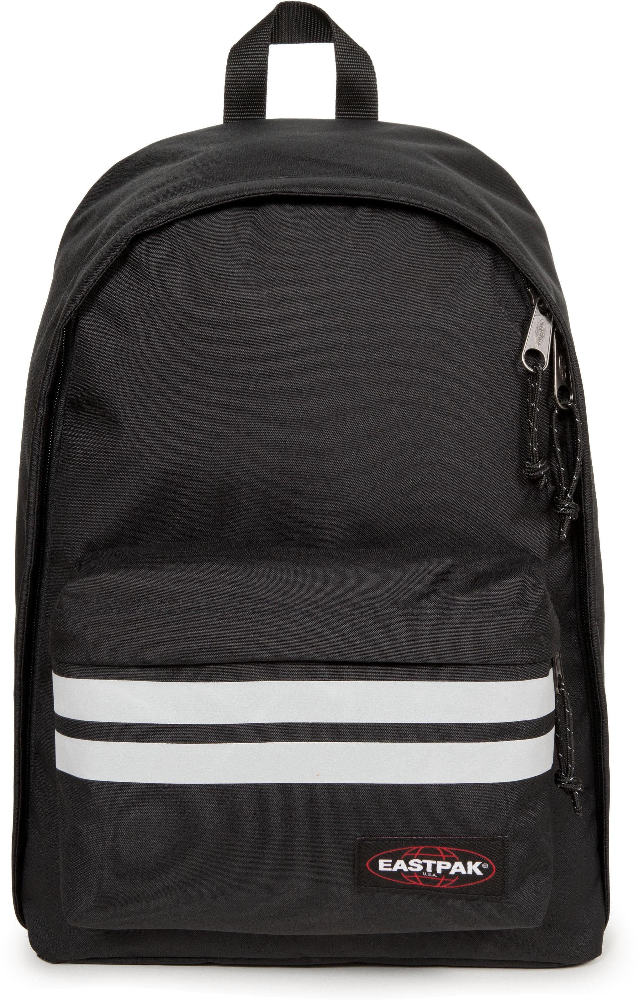 eastpak out of office reflective black