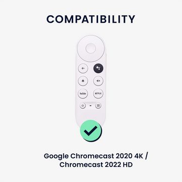 kwmobile Backcover Chromecast 2020 4K / Chromecast 2022 HD Hülle, Fernbedienung Silikon Case für Chromecast 2020 4K / Chromecast 2022 HD