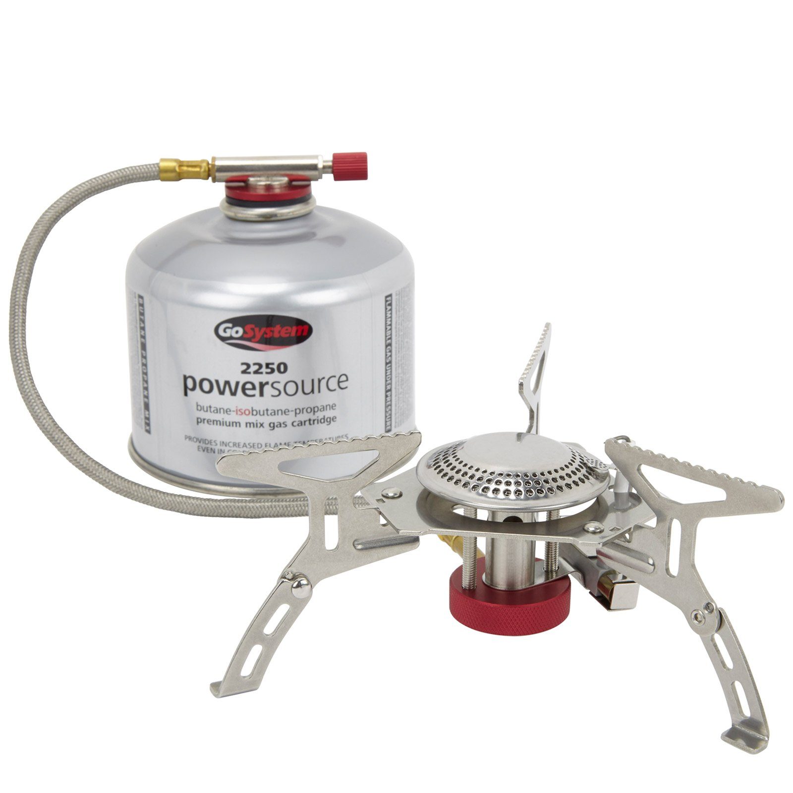 Go System Gaskocher Sirocco Mini Camping Gaskocher, Trekking Outdoor Kocher Faltbar 3000 W