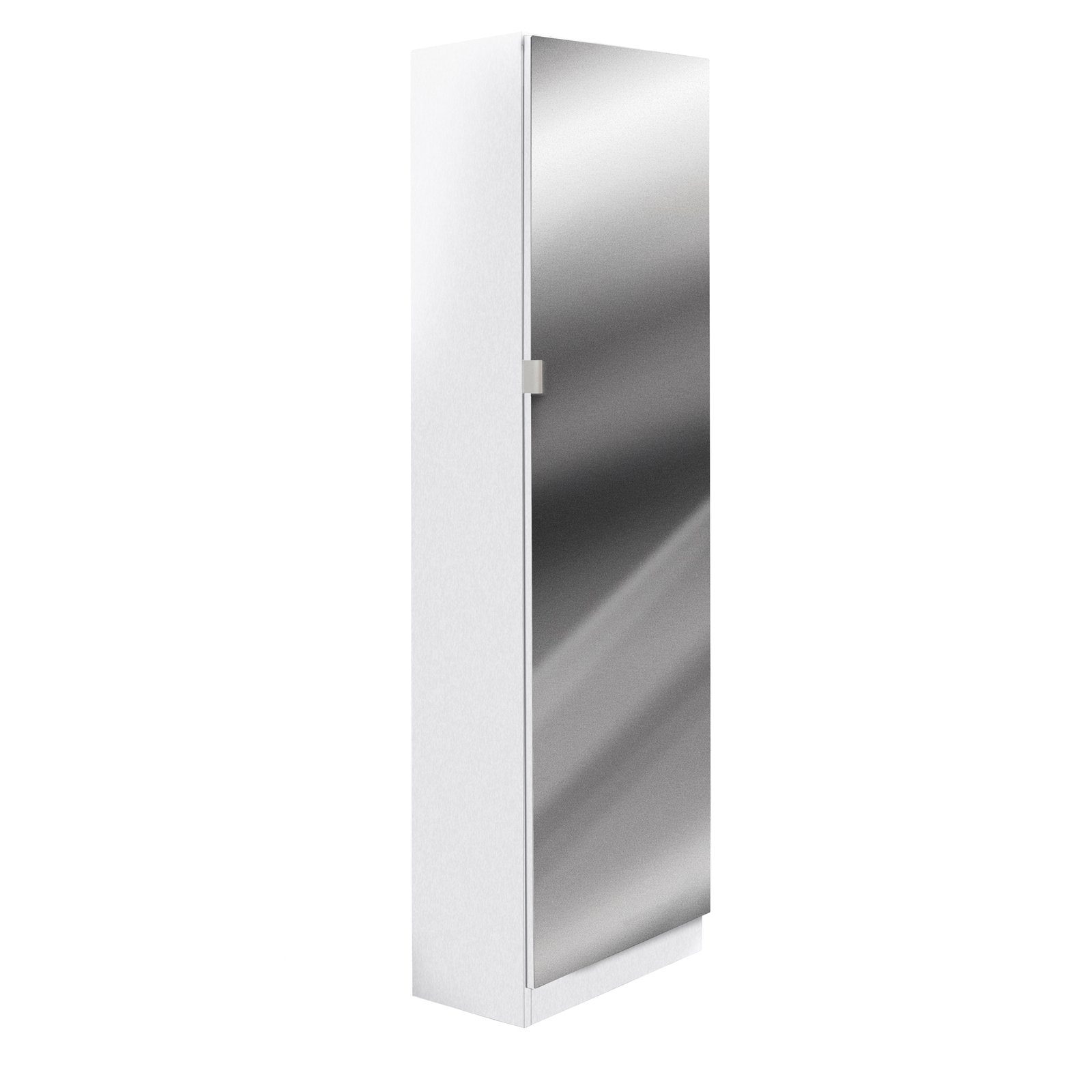 HTI-Line Schuhschrank Spiegelschuhschrank Thekla XL (1-St) Weiß | Schuhhochschränke