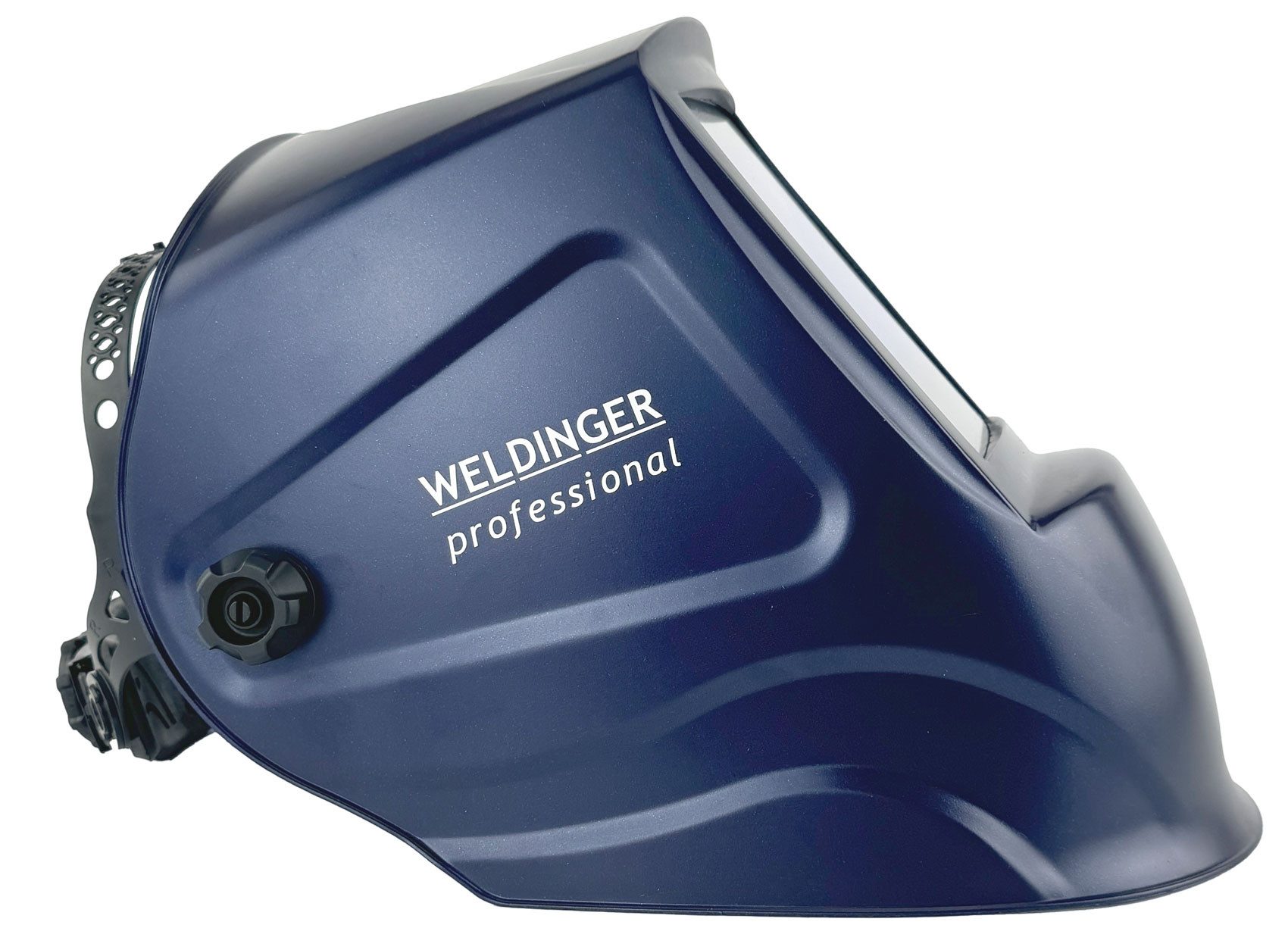 WELDINGER Schweißhelm Automatik-Schweißhelm AH 750 digital Realcolor Panorama Solar DIN5-13, sichtfelddigitales Filtermodul, automatischer Schweißschutzfilter