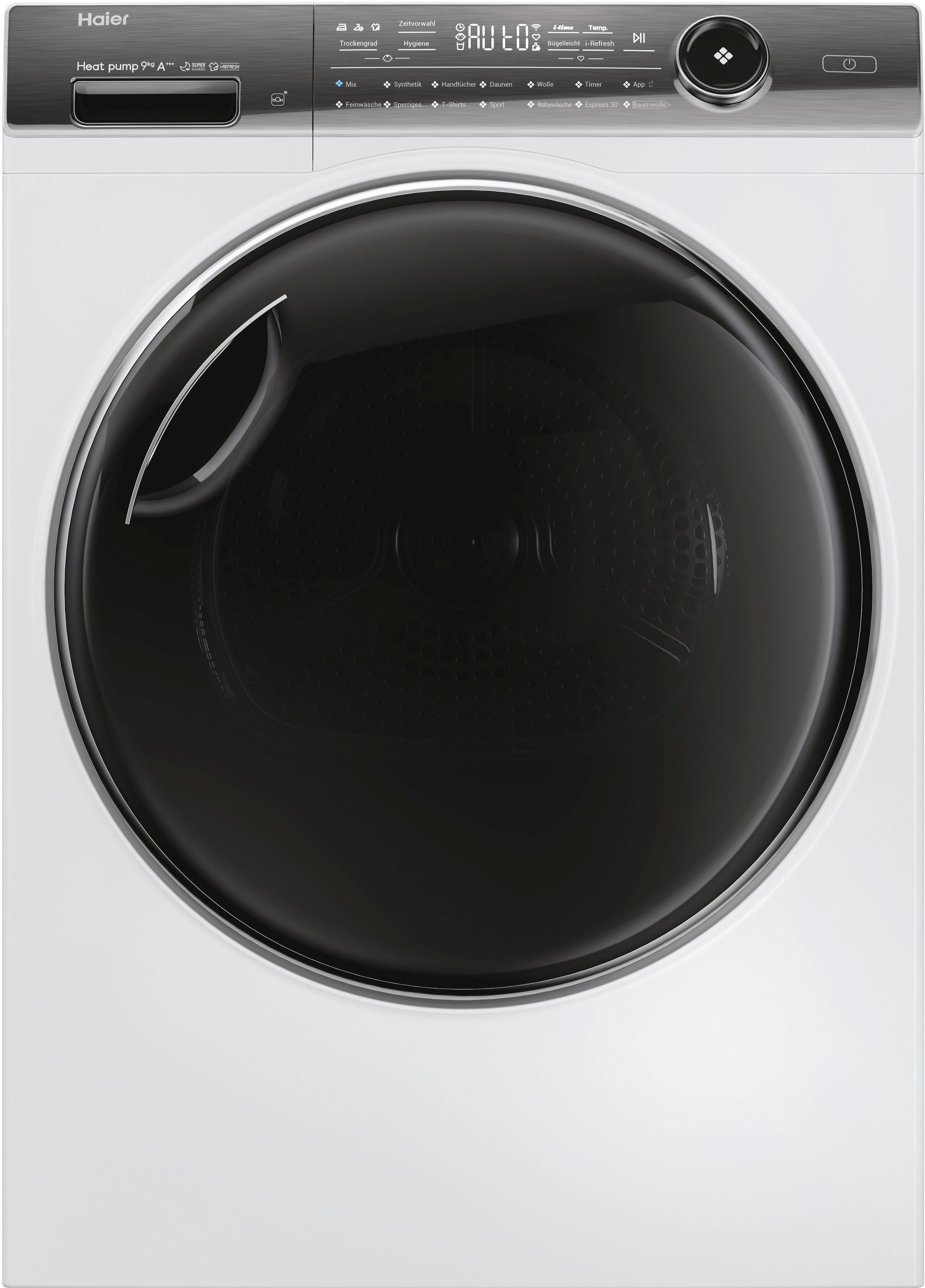 Haier Wärmepumpentrockner I PRO 7 PLUS HD90-A3Q979U1, Smarte Bedienung via hOn App