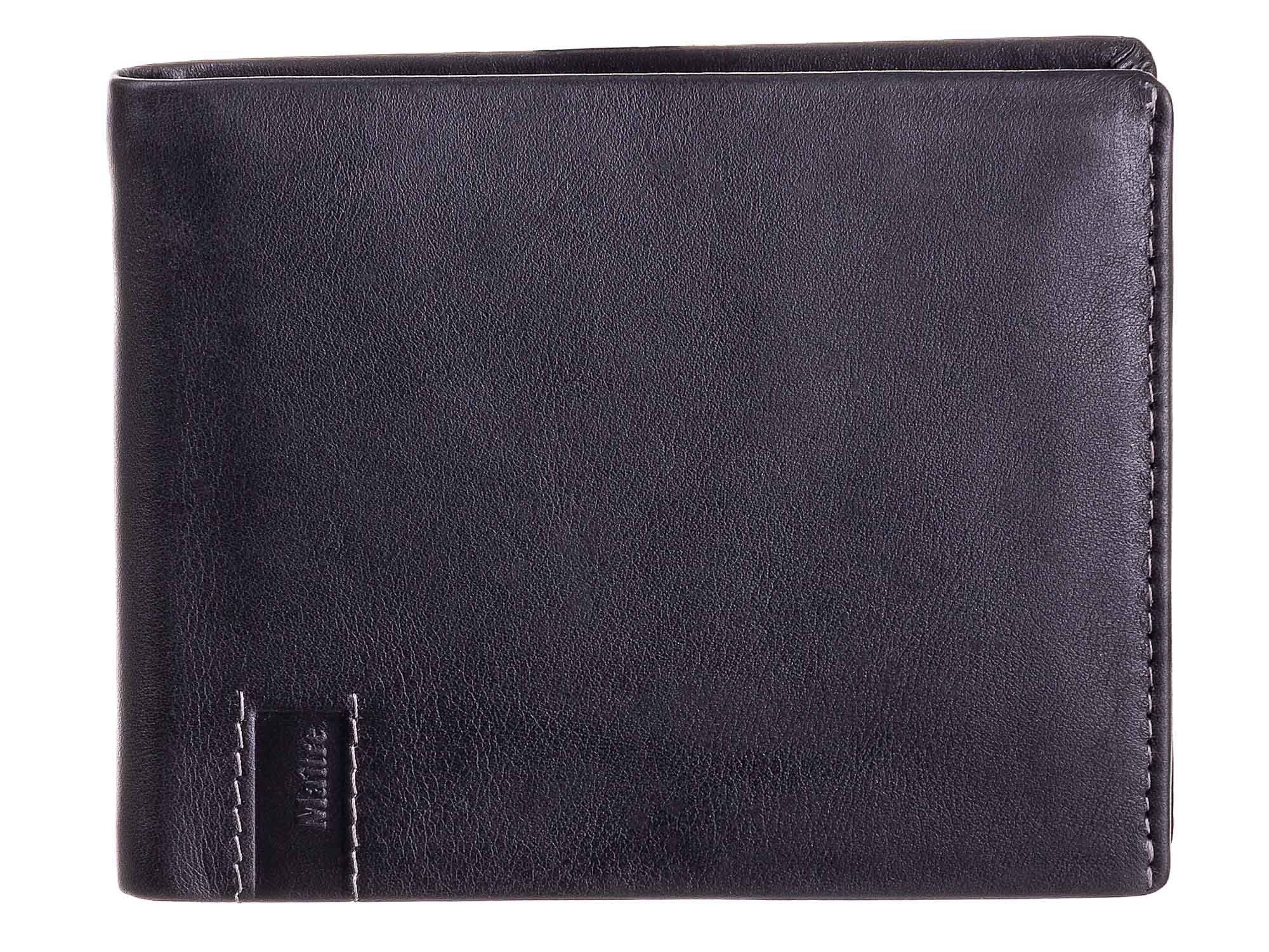 Maître Geldbörse Maitre Geldbörse Geldbeutel schwarz Galbert H6 BillFold Tinello (1-tlg), 4060000506 RFID-Schutz