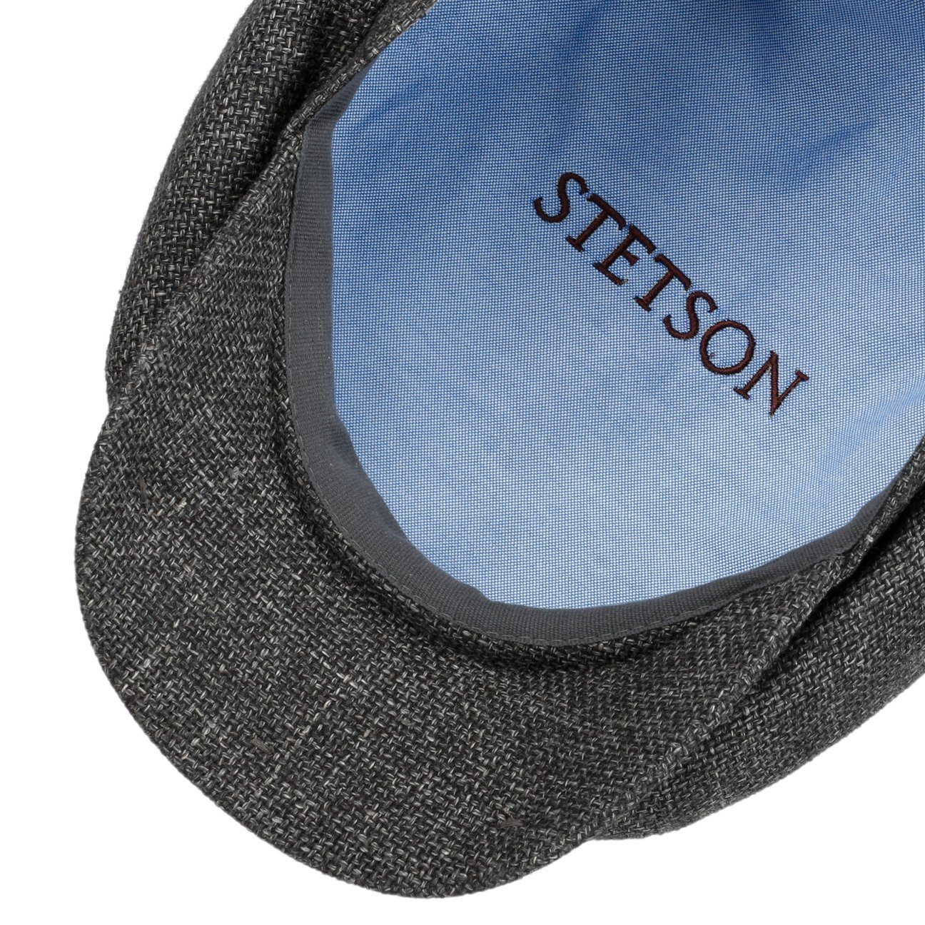 Stetson Flat Cap (1-St) Made mit Schirmmütze the in Schirm, anthrazit EU