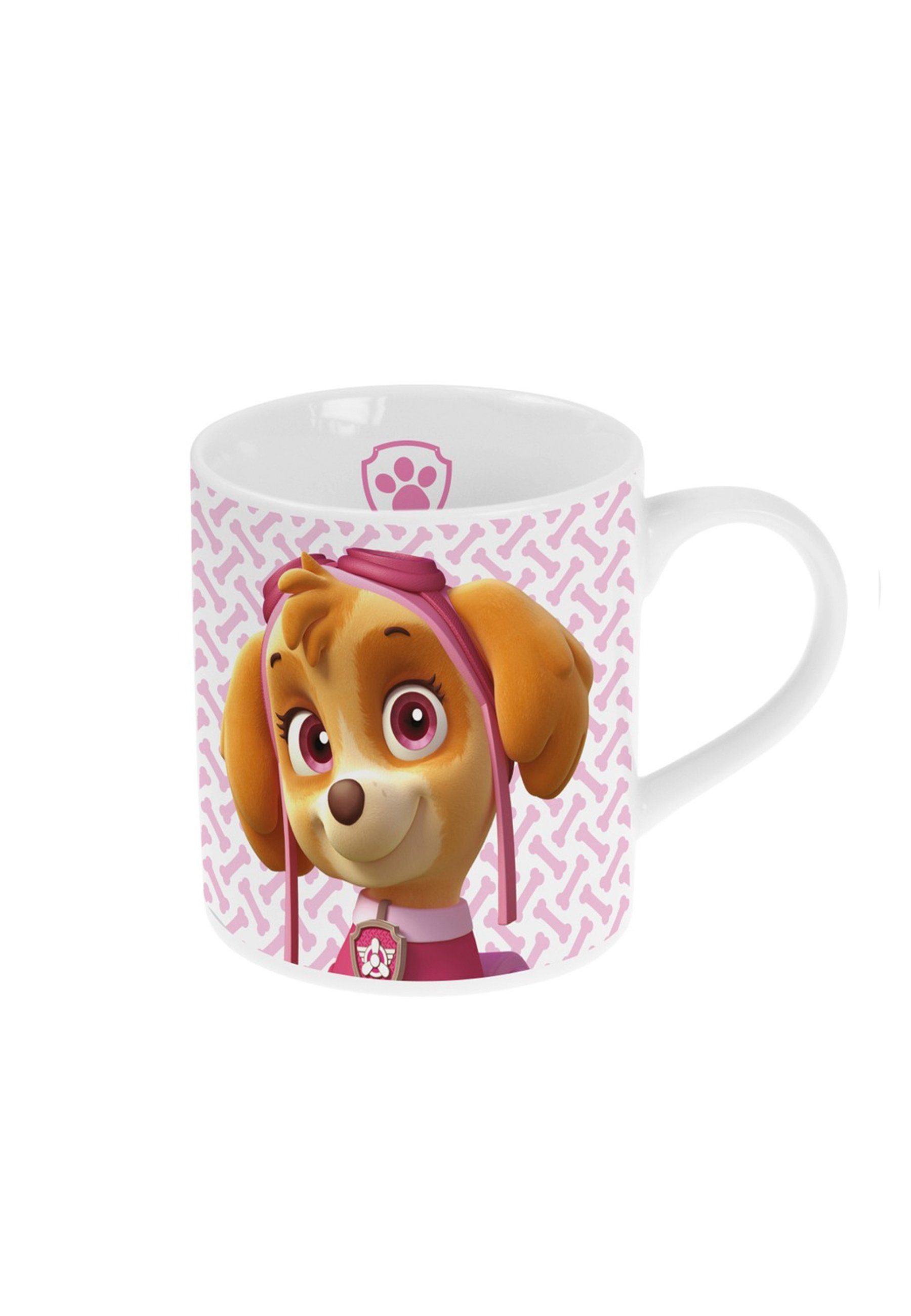 PAW PATROL Tasse Kinder-Becher Skye Everest Mädchen-Tasse, aus Porzellan im Geschenkkarton