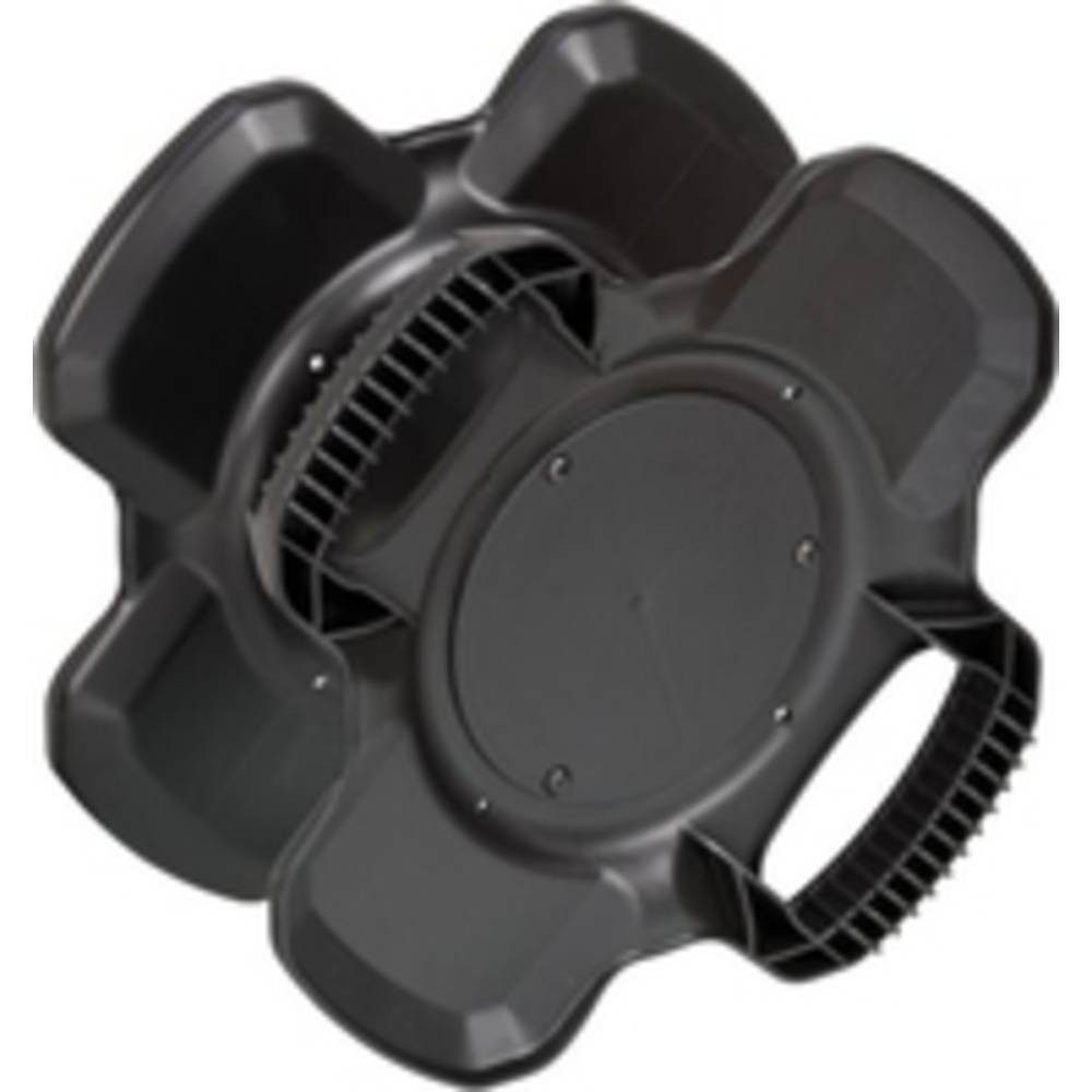 Brennenstuhl Gummi-Kabelhaspel Kompakt Leer Kabeltrommel, Ölbeständig, öl- und abriebfest, UV-Beständig