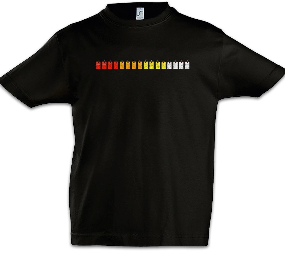 Print-Shirt 808 Keys Kinder T-Shirt LFO Wave Waves Sound Music DJ MC Techno Audio