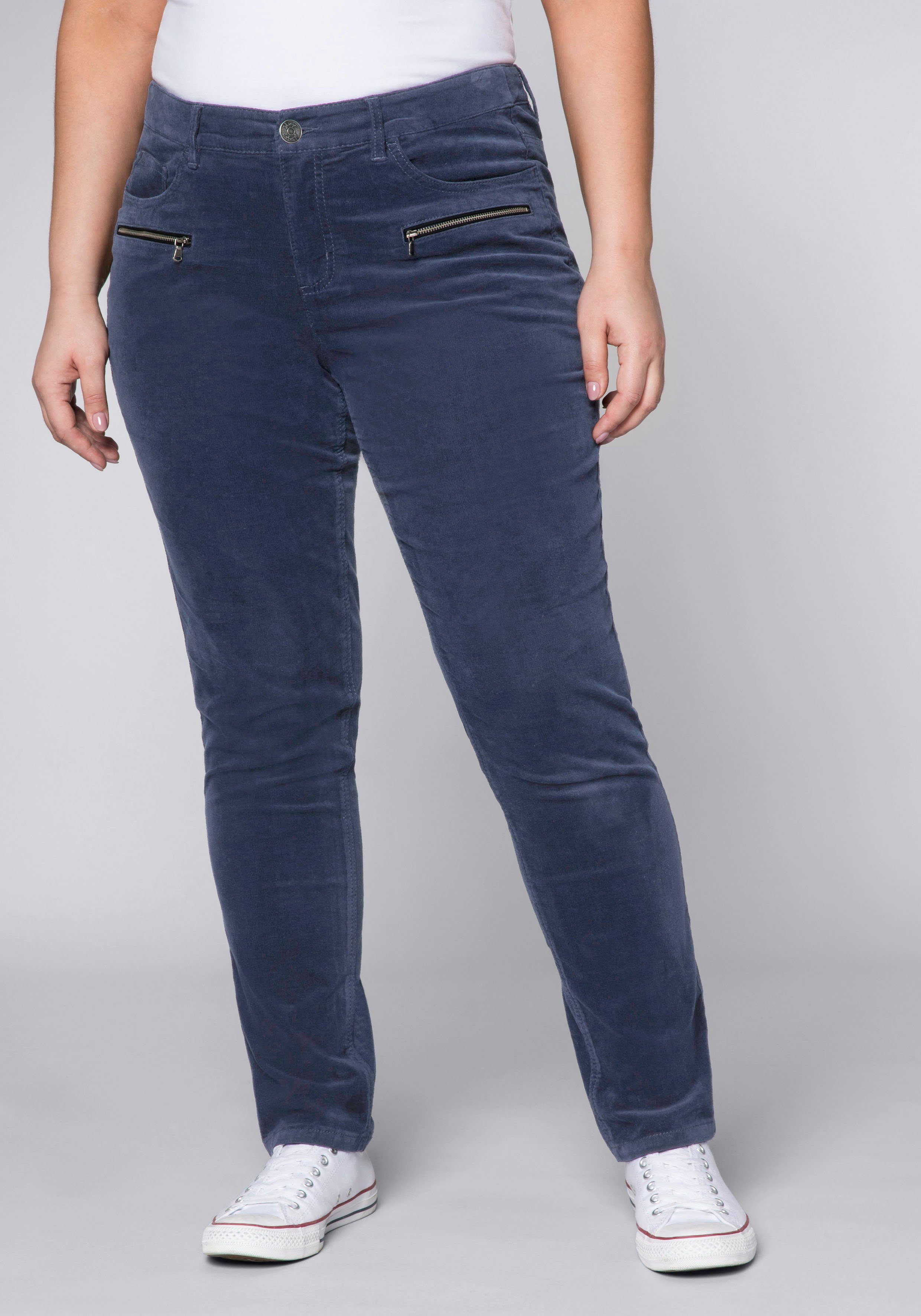 Cordhose Online Feincord 5 pocket Sheego Kaufen EH29DI