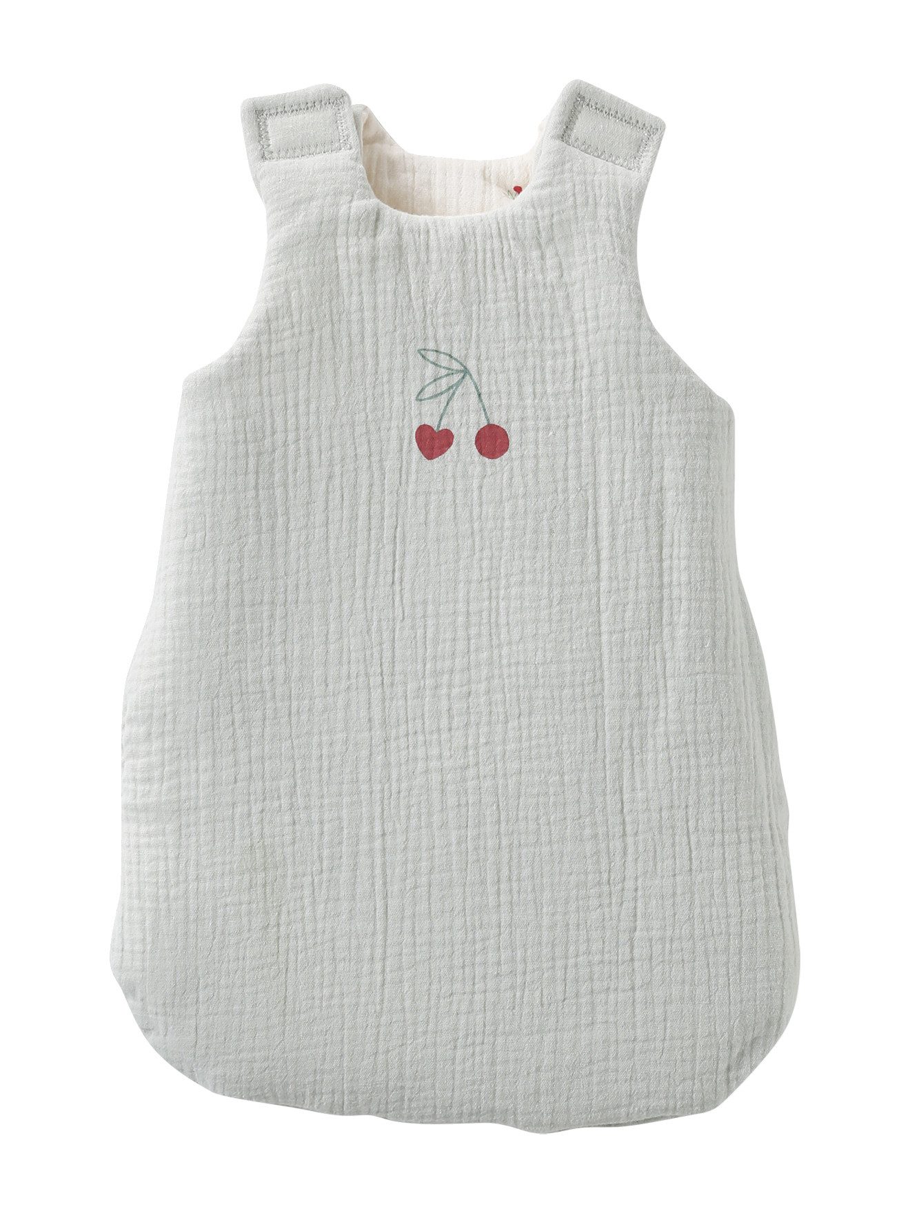 vertbaudet Puppen Accessoires-Set Puppen-Schlafsack aus Baumwoll-Musselin, aus Baumwoll-Musselin VINTAGE BLUMEN