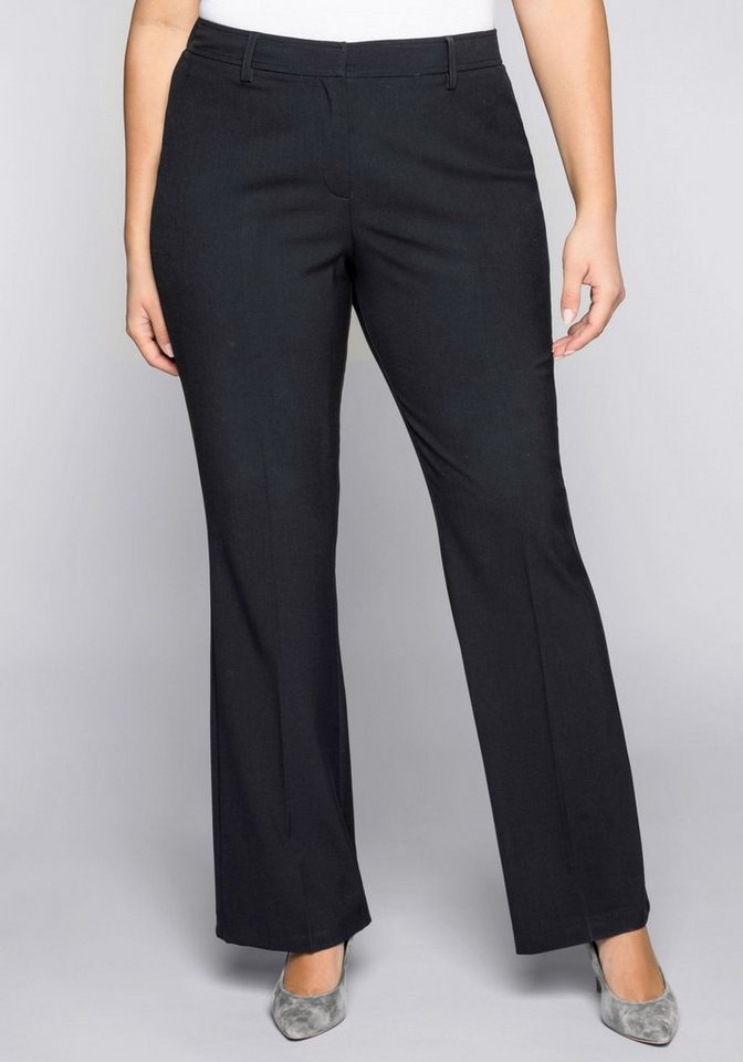 Sheego Bügelfaltenhose mit elastischem Bund Sheego Bügelfaltenhose mit elastischem Bund