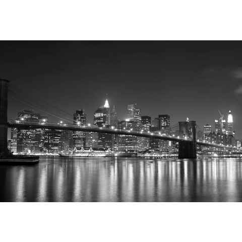 Papermoon Fototapete New York Schwarz & Weiß