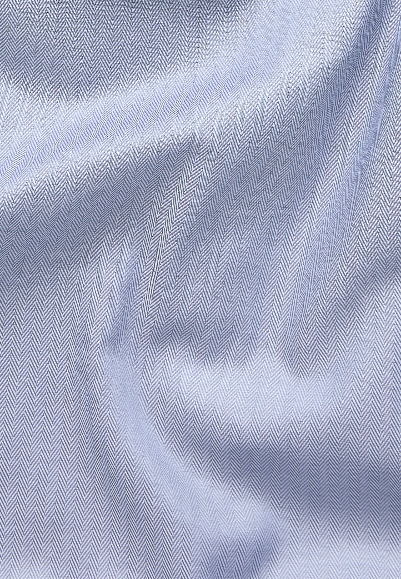Eterna Langarmhemd MODERN graublau FIT