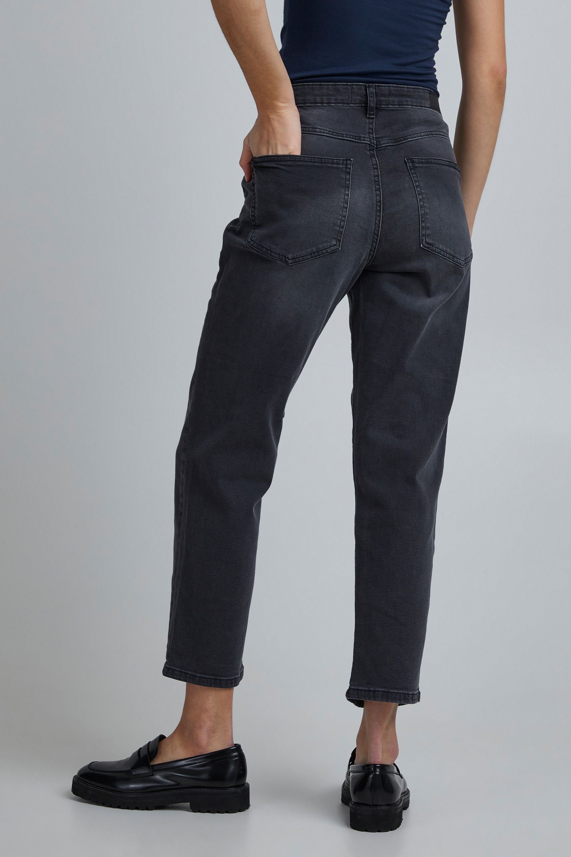 Ichi Grey (19071) 20110967 Washed 5-Pocket-Jeans RAVEN IHTWIGGY -