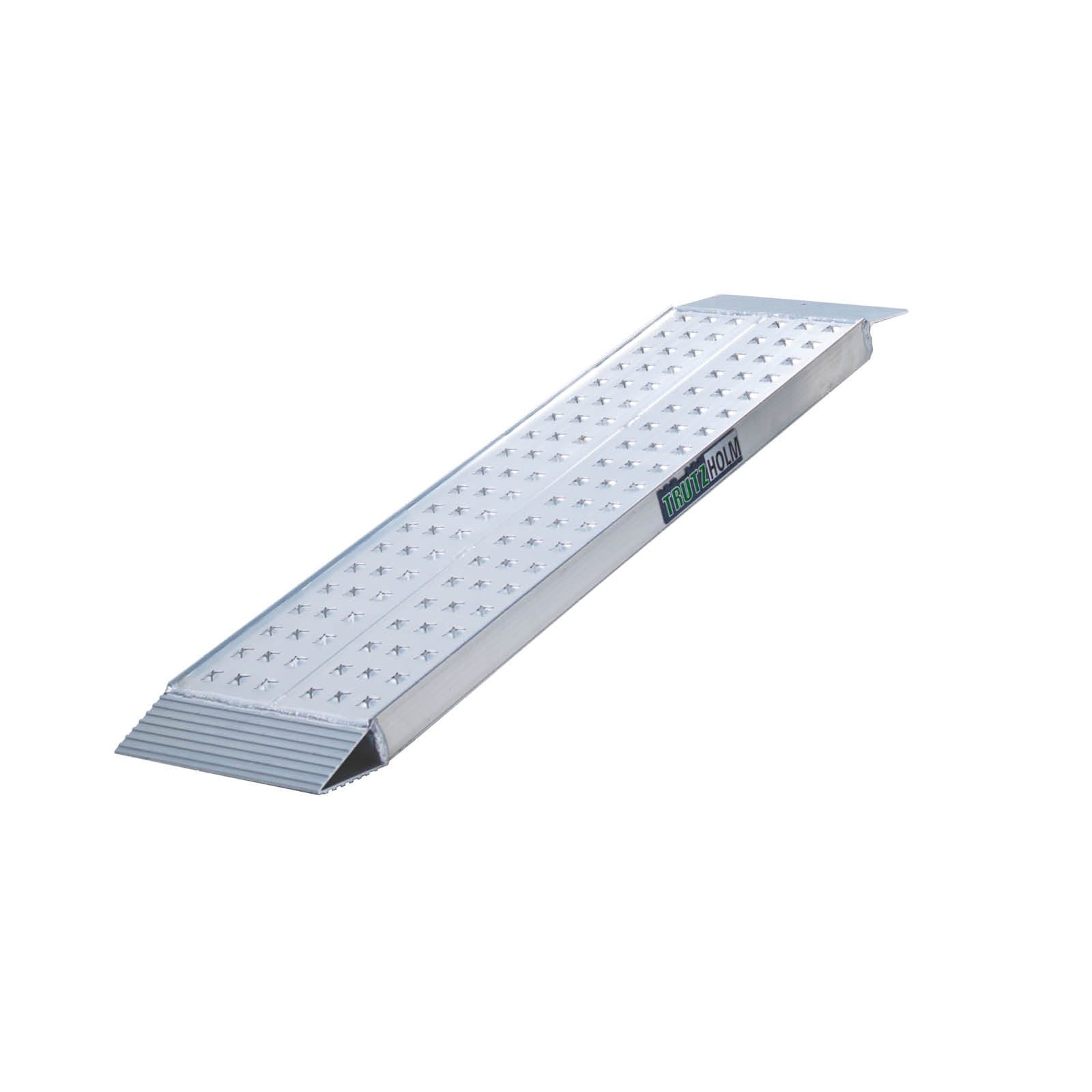 Auffahrrampe 100 x 28 cm 270kg Alu gelocht Verladerampe Motorradrampe Sicherungsbol