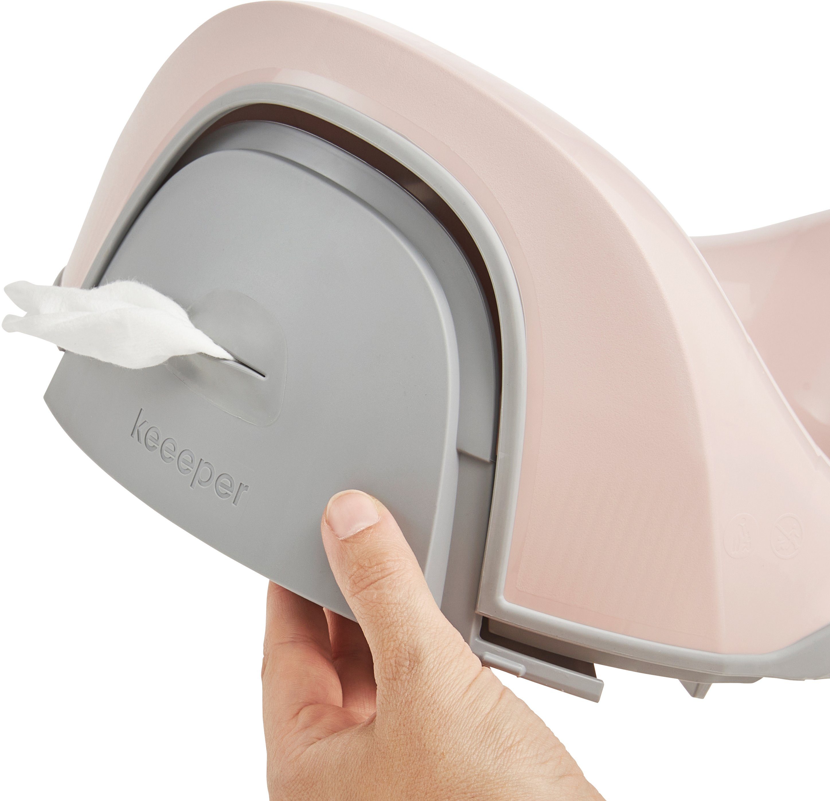 keeeper Toilettentrainer - minnie nordic Made Wald weltweit - Rosa Europe, pink, 4in1, deluxe in kasimir FSC® babytopf schützt