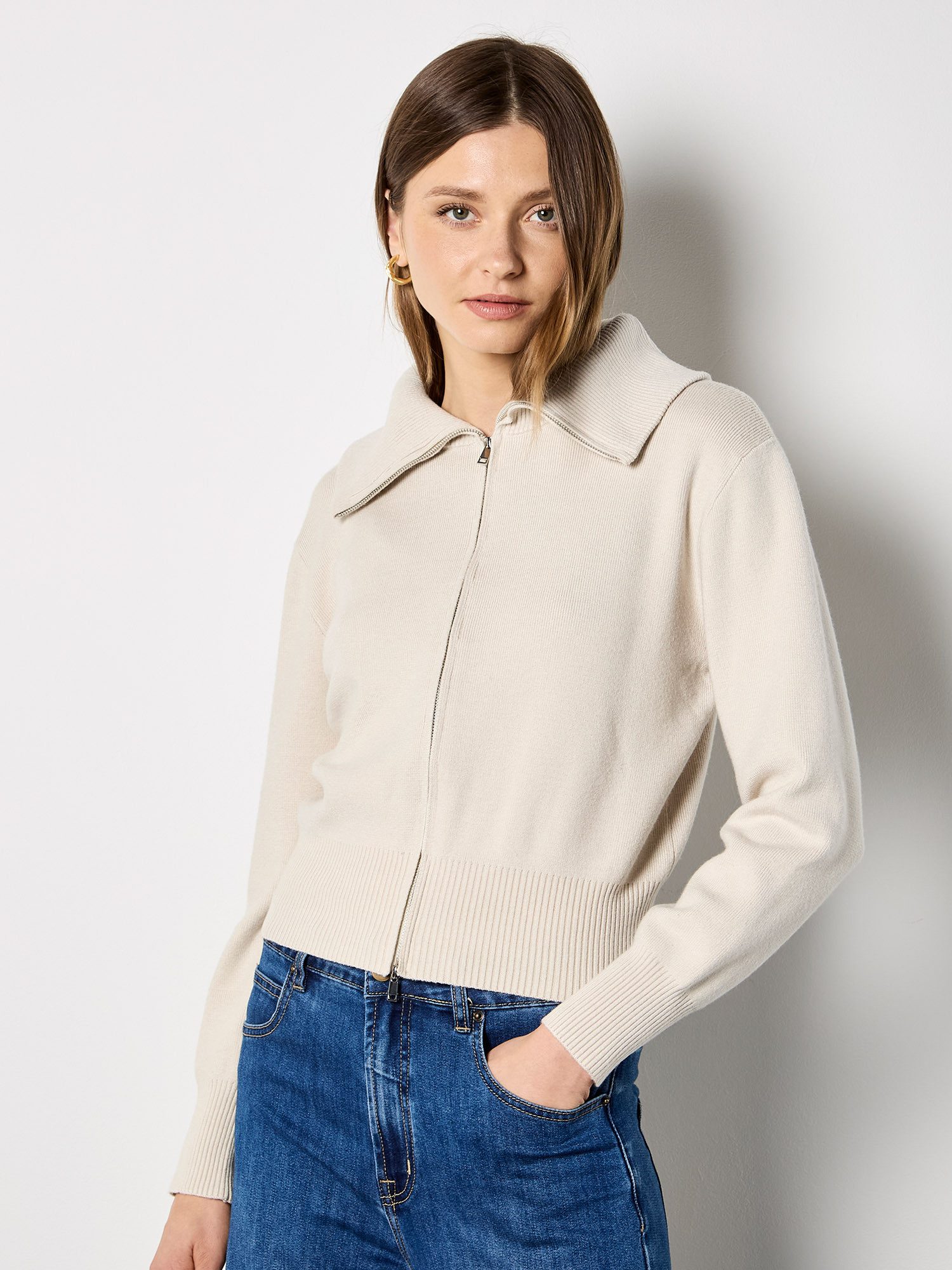 Apricot Cardigan Reißverschluss günstig online kaufen