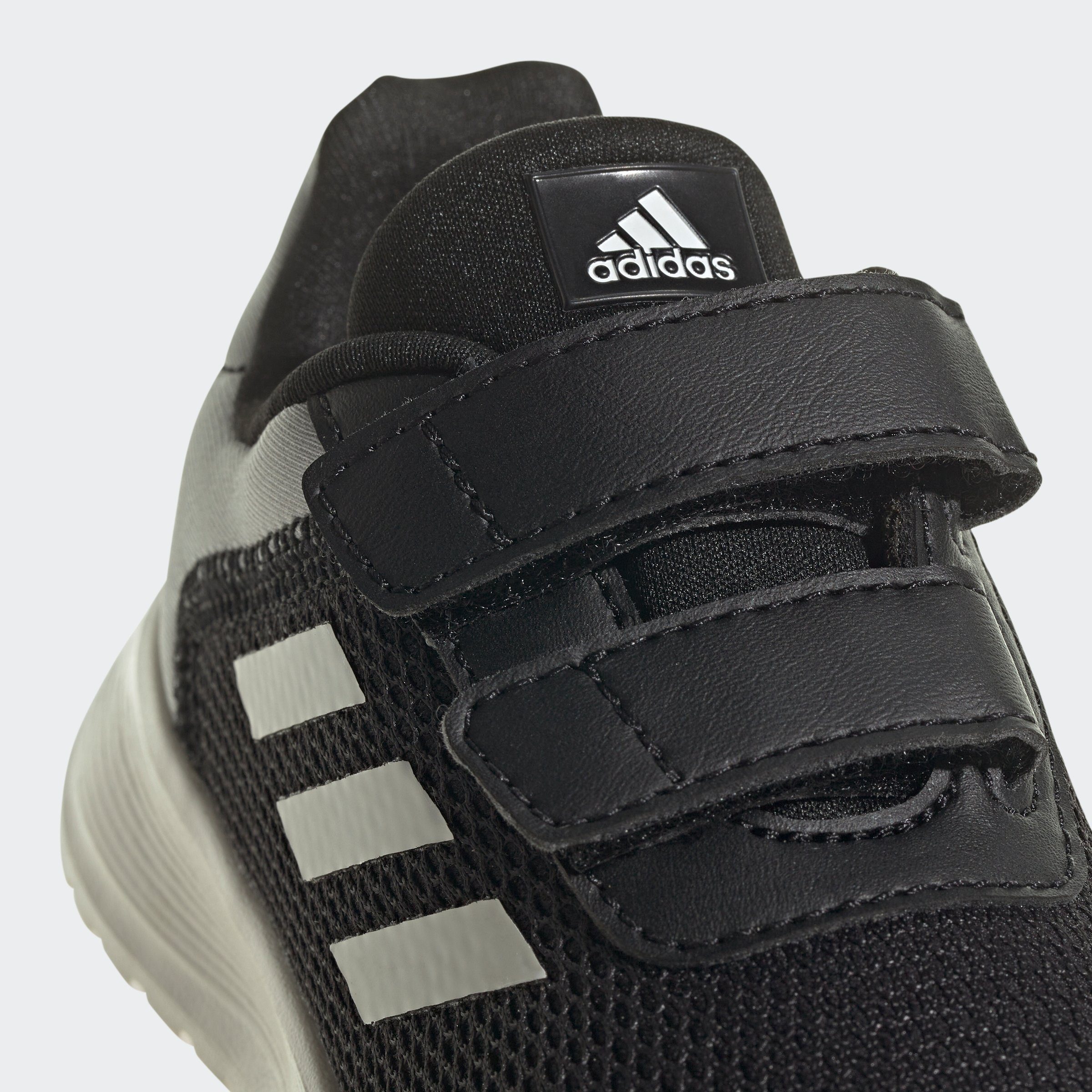 Core RUN Sportswear Black adidas / Sneaker / Core Two Grey mit White Klettverschluss TENSAUR