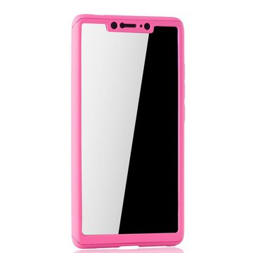 König Design Handyhülle Xiaomi Mi 8 SE, Xiaomi Mi 8 SE Handyhülle 360 Grad Schutz Full Cover Rosa