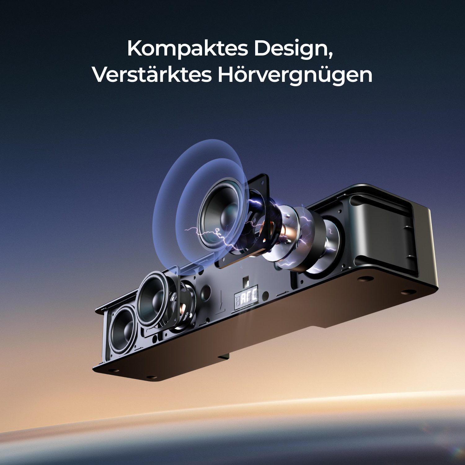 Ultimea Poseidon M4T 5.1 Soundsystem 5.1 Dolby Atmos Soundbar (Bluetooth, 410 W) – Bild 5 von 5