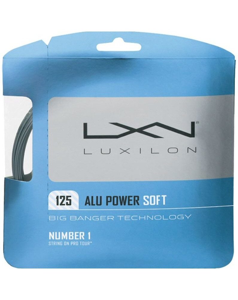 Tennissaite Alu Power Soft 1.25 (Haltbarkeit+Kontrolle) silber 12m Set