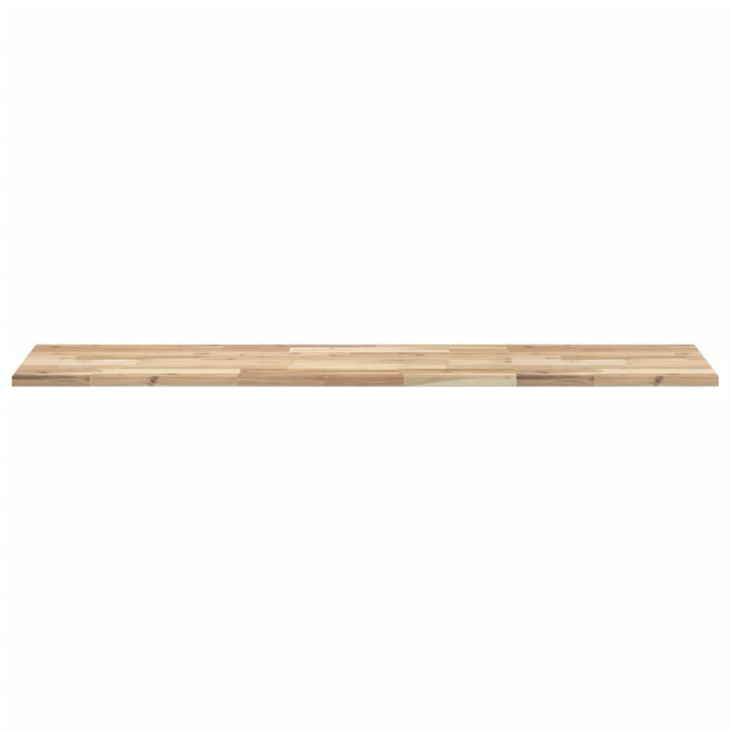vidaXL Badezimmerspiegelschrank Waschtischplatte Unbehandelt 140x40x2 cm Massivholz (1-St)