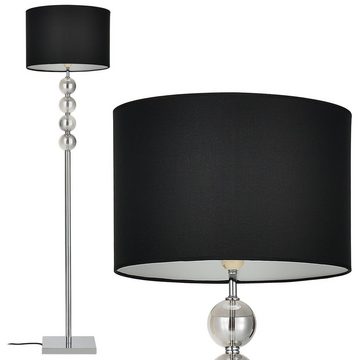 lux.pro Stehlampe, ohne Leuchtmittel, »Spheridern« - 158cm - Schwarz - 1xE27