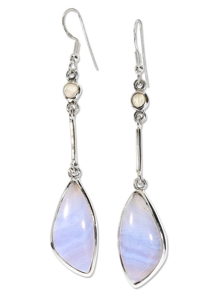 Adelia´s 925 OhrschmuckMond Kaufen Paar Ohrhänger Silber« Online »chalcedon nPN8XZOk0w