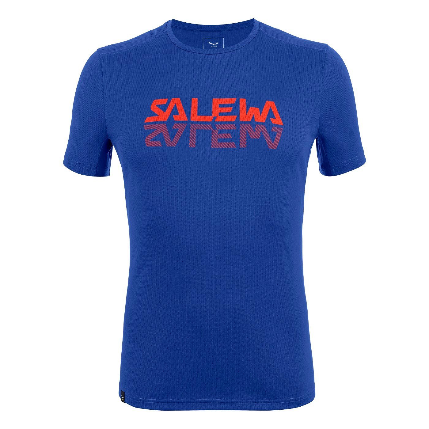 Salewa T-Shirt Graphic Dry (schnelltrocknend, 2-Wege-Stretch) Kurzarm elektrikblau