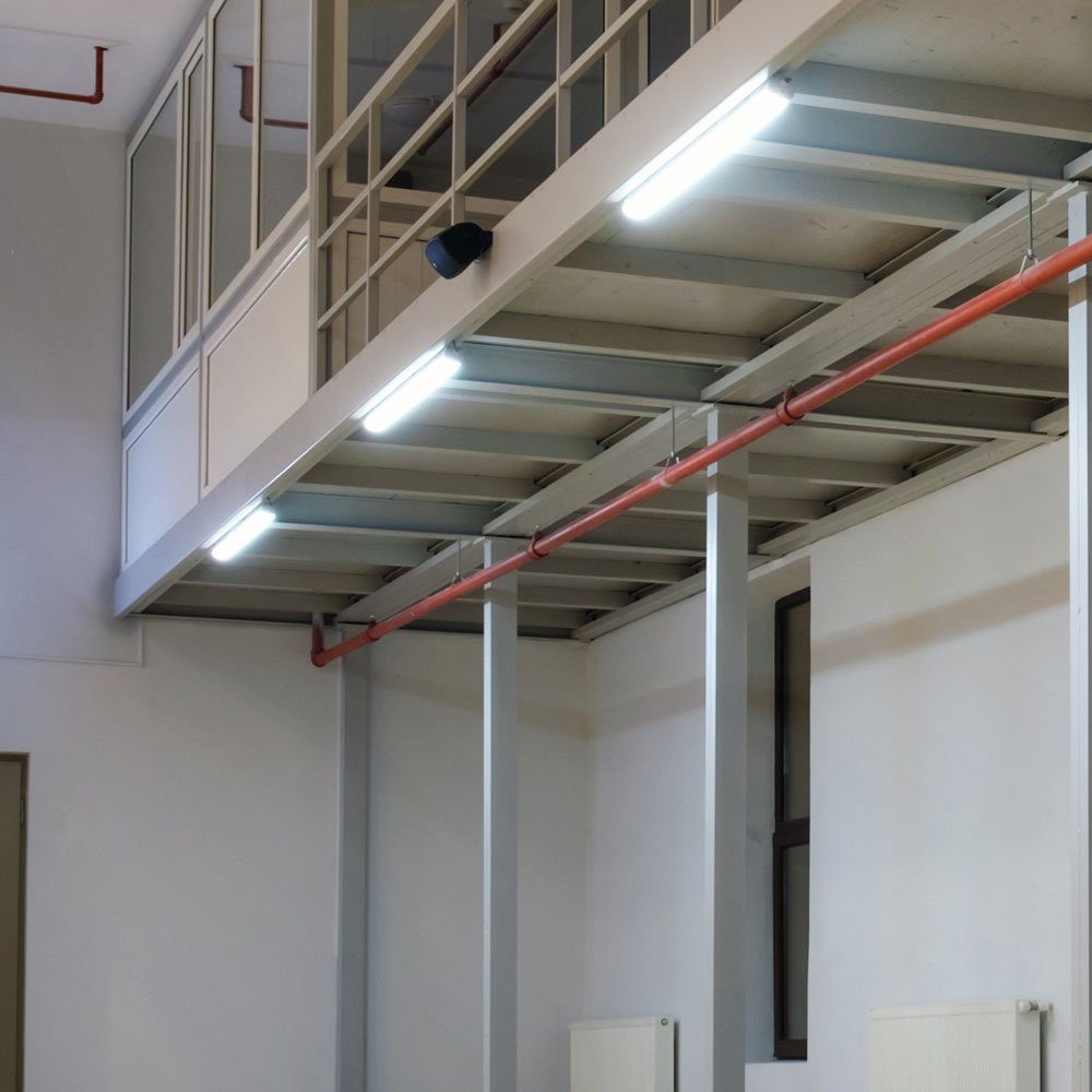etc-shop Deckenleuchte, 3x LED Wannen Leuchten Industrie Lager Hallen Decken Lampen