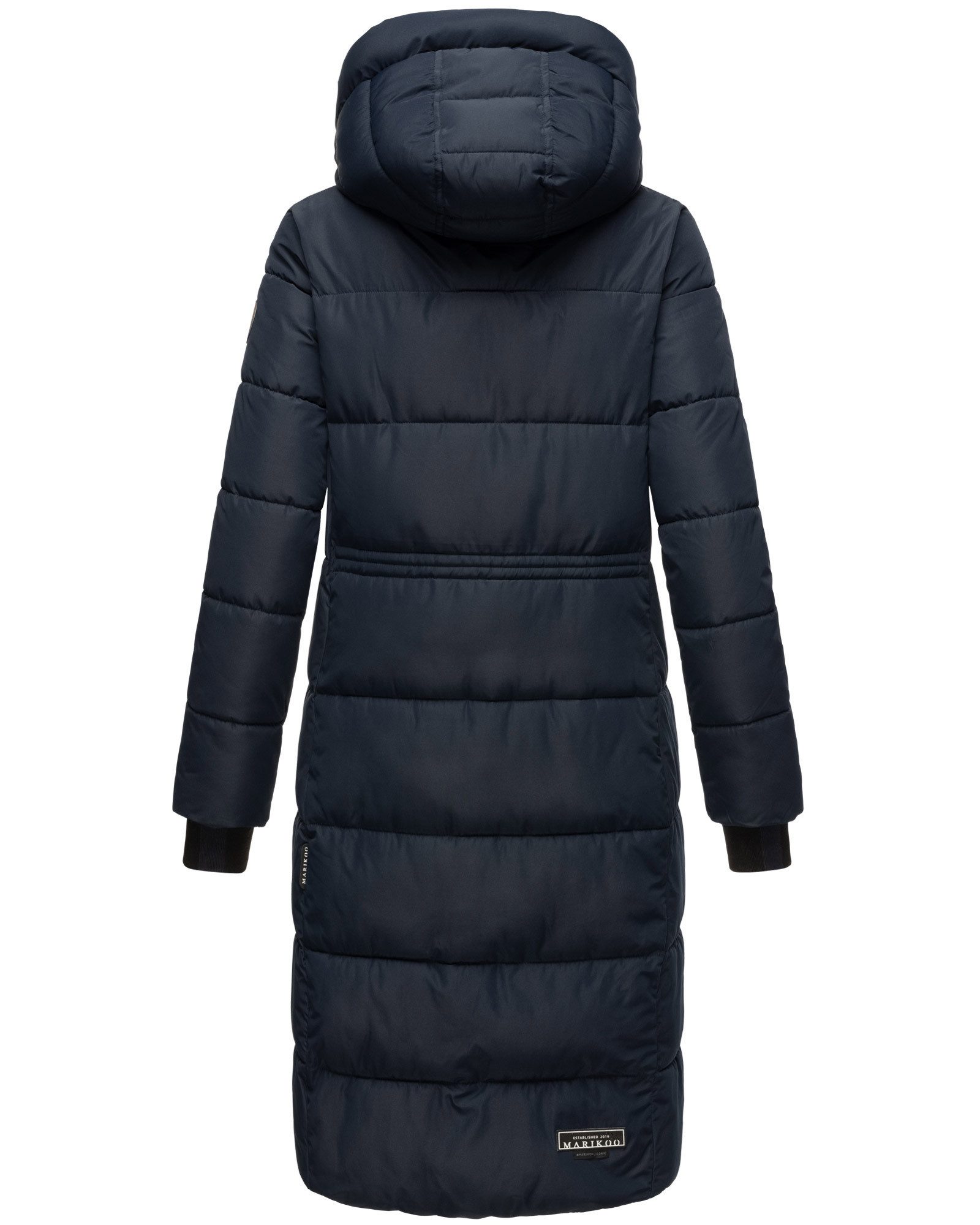 Marikoo Steppjacke Zuraraa XVI langer Winter Mantel gesteppt