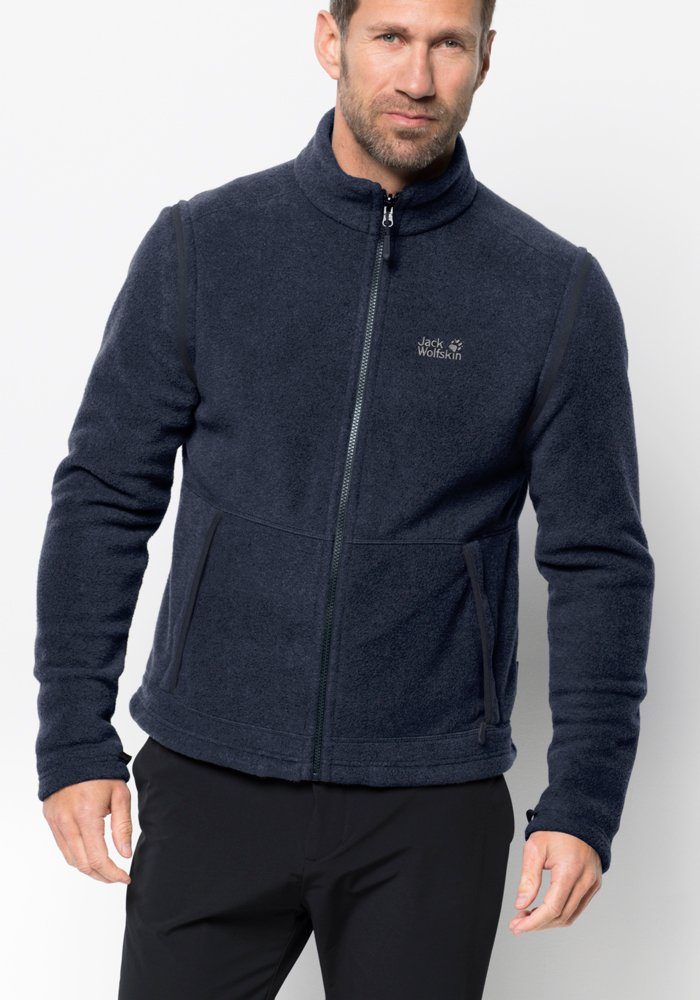 jack wolfskin fleecejacke zip in jack wolfskin fleecejacke zip in