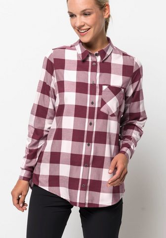 JACK WOLFSKIN Рубашка в клетку »HOLMSTAD SHIRT...