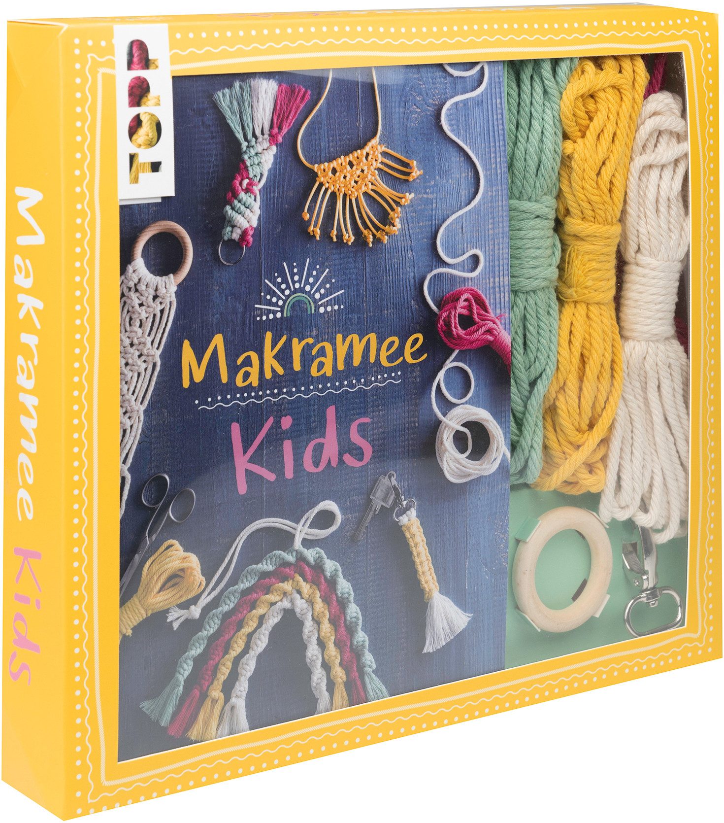 Topp Kreativset Makramee Kids, (7-tlg), 7 Teile