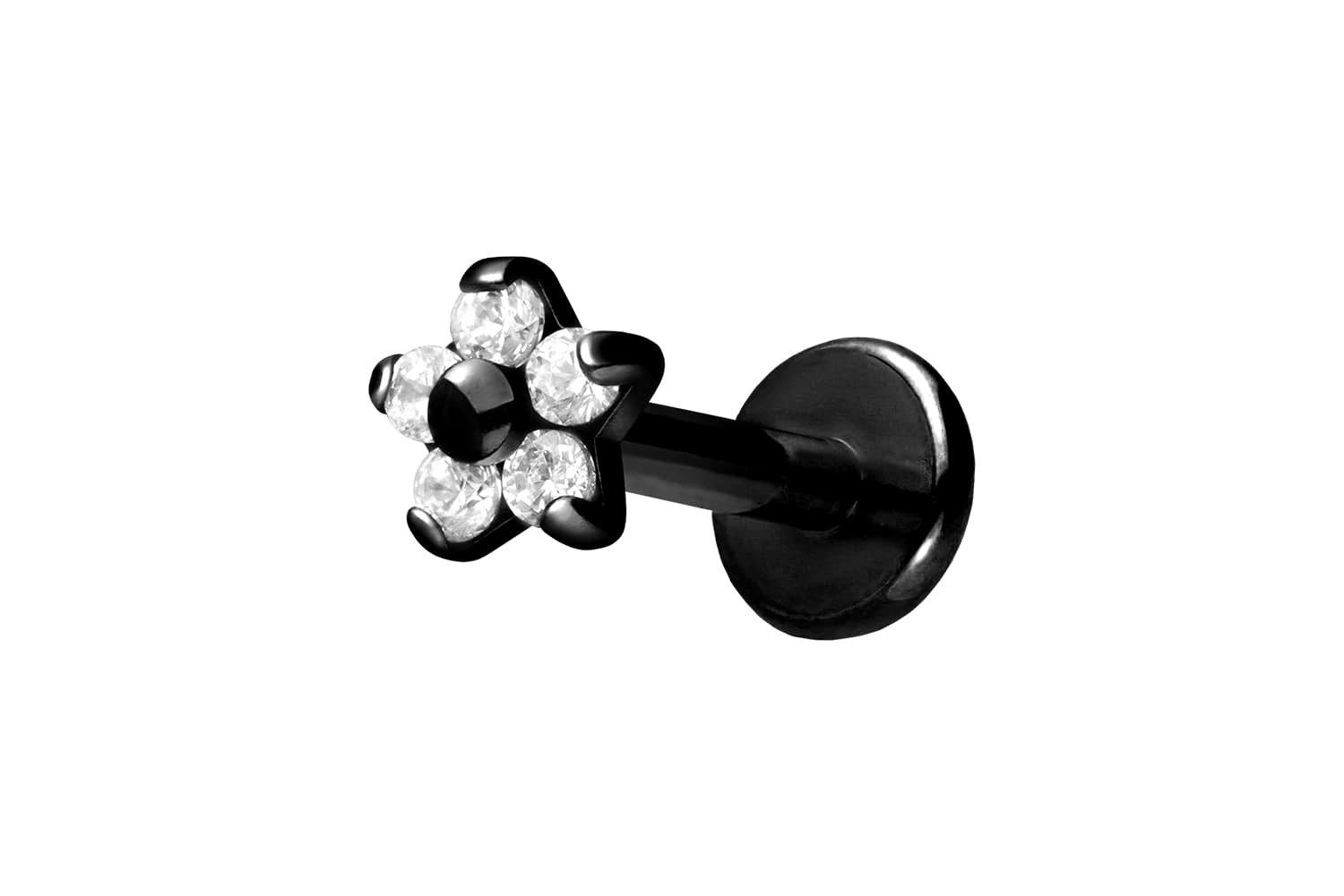 PIERCINGLINE Piercing-Set Titan Labret mit Innengewinde günstig online kaufen