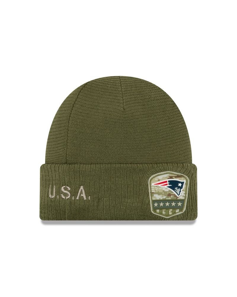 Salute Strickmütze Era NEW to Knit New Era New Authentic Wintermütze Sideline NFL Service ENGLAND PATRIOTS