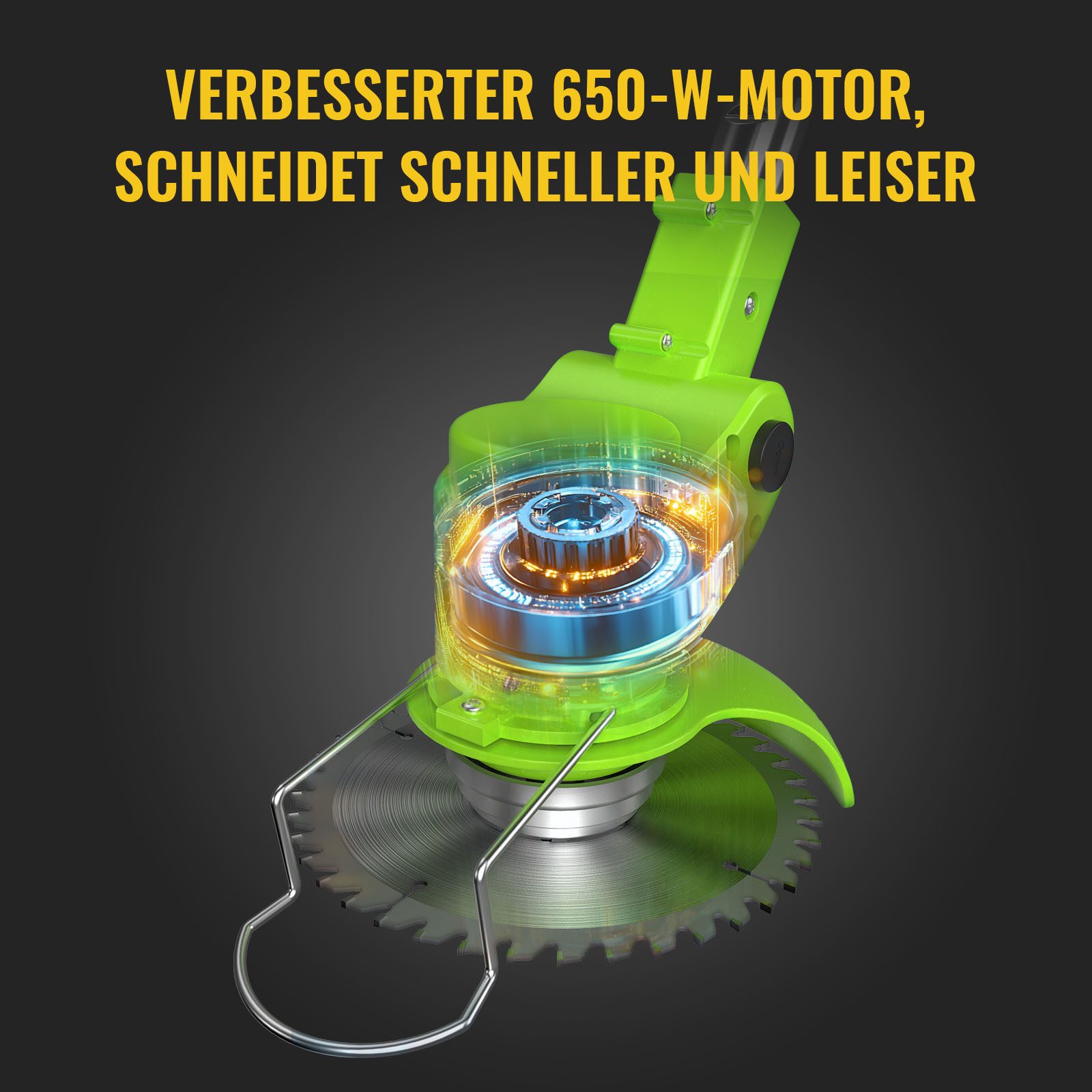 CONENTOOL Akku-Rasentrimmer mit verstellbarem Teleskopstiel, (Set, günstig online kaufen